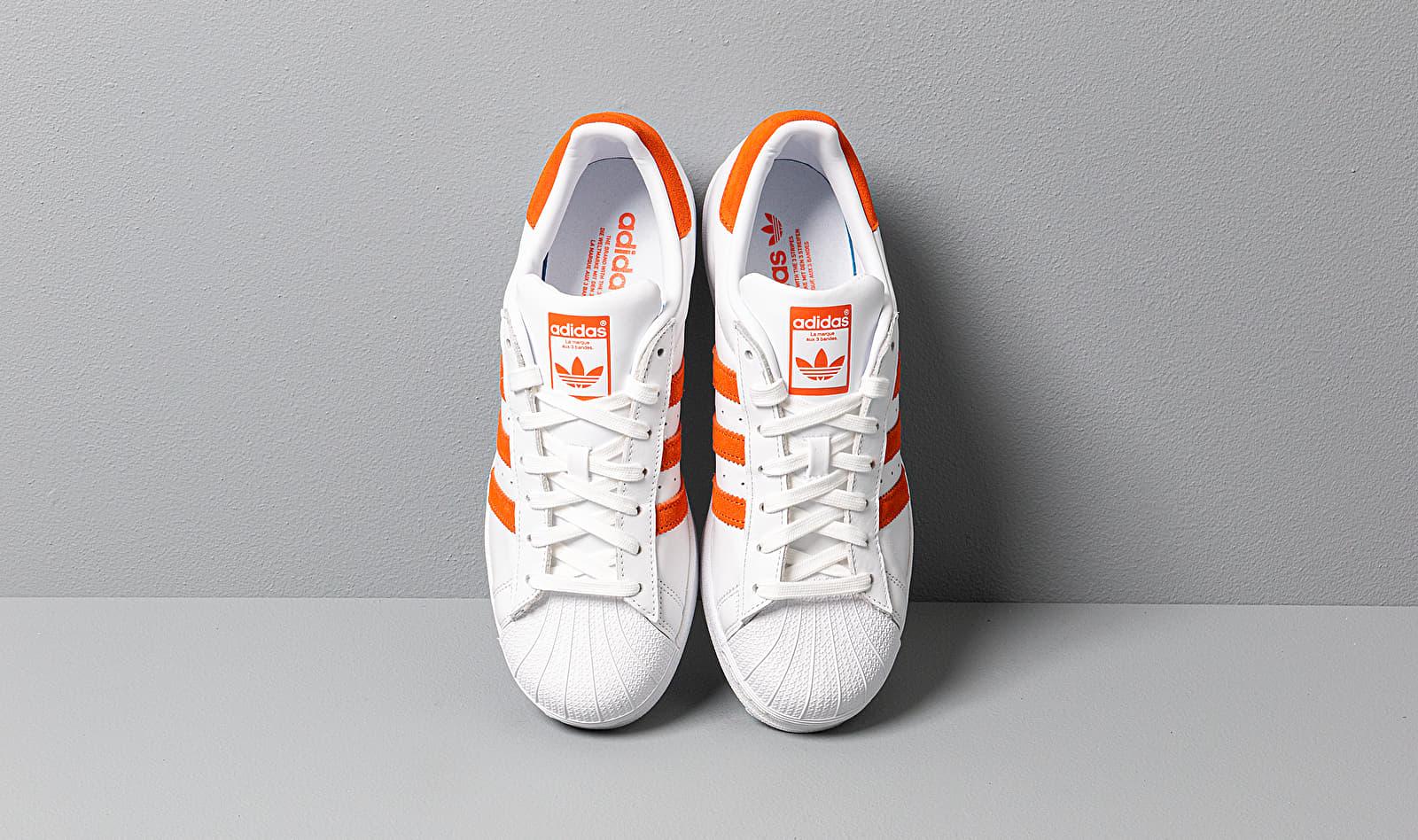 adidas Originals Adidas Superstar Ftw White/ Orange/ Ftw White for Men |  Lyst