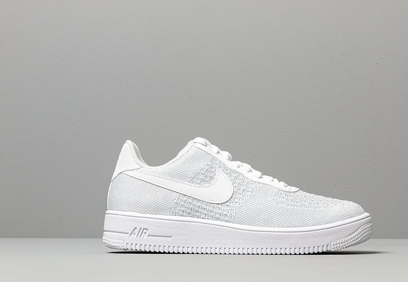 Nike Air Force 1 Flyknit 2.0 White/ Pure Platinum-pure Platinum-white for  Men | Lyst