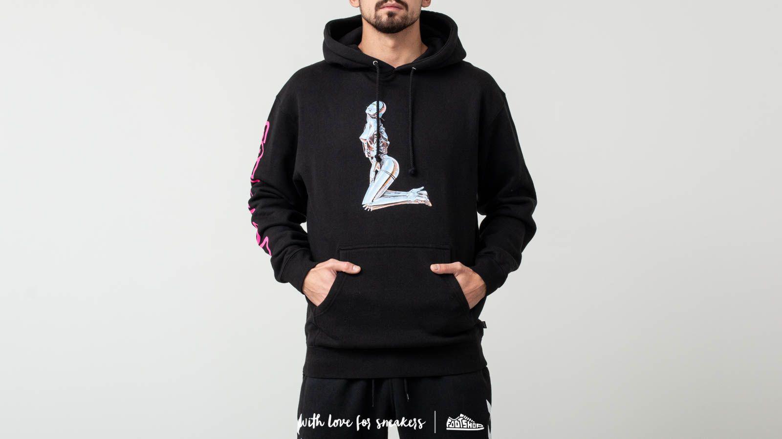 black sweatshirt tunic