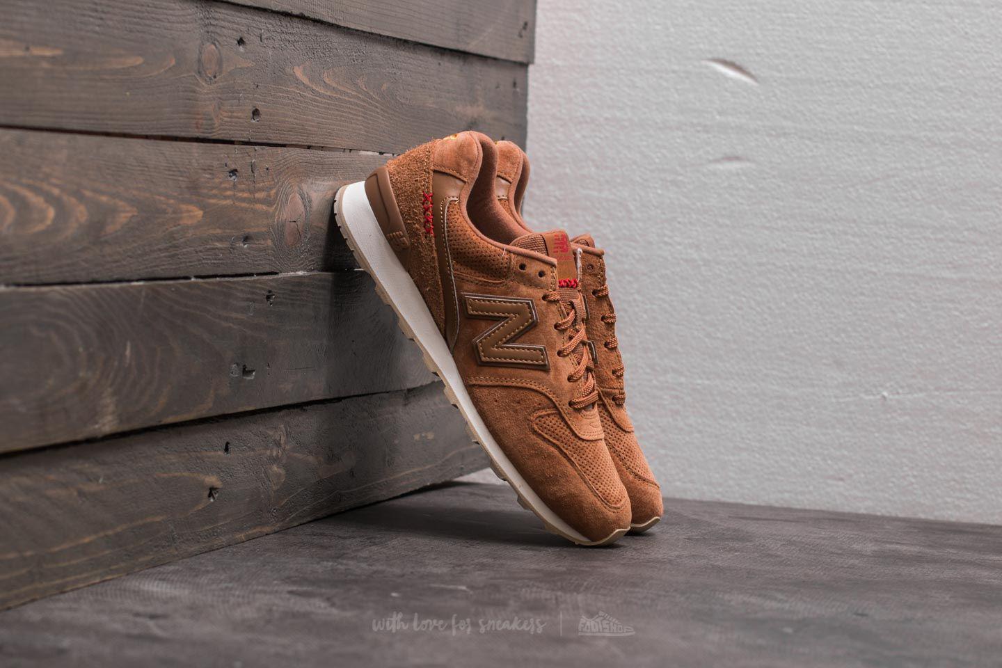 New Balance Suede 996 Brown/ White for Men | Lyst