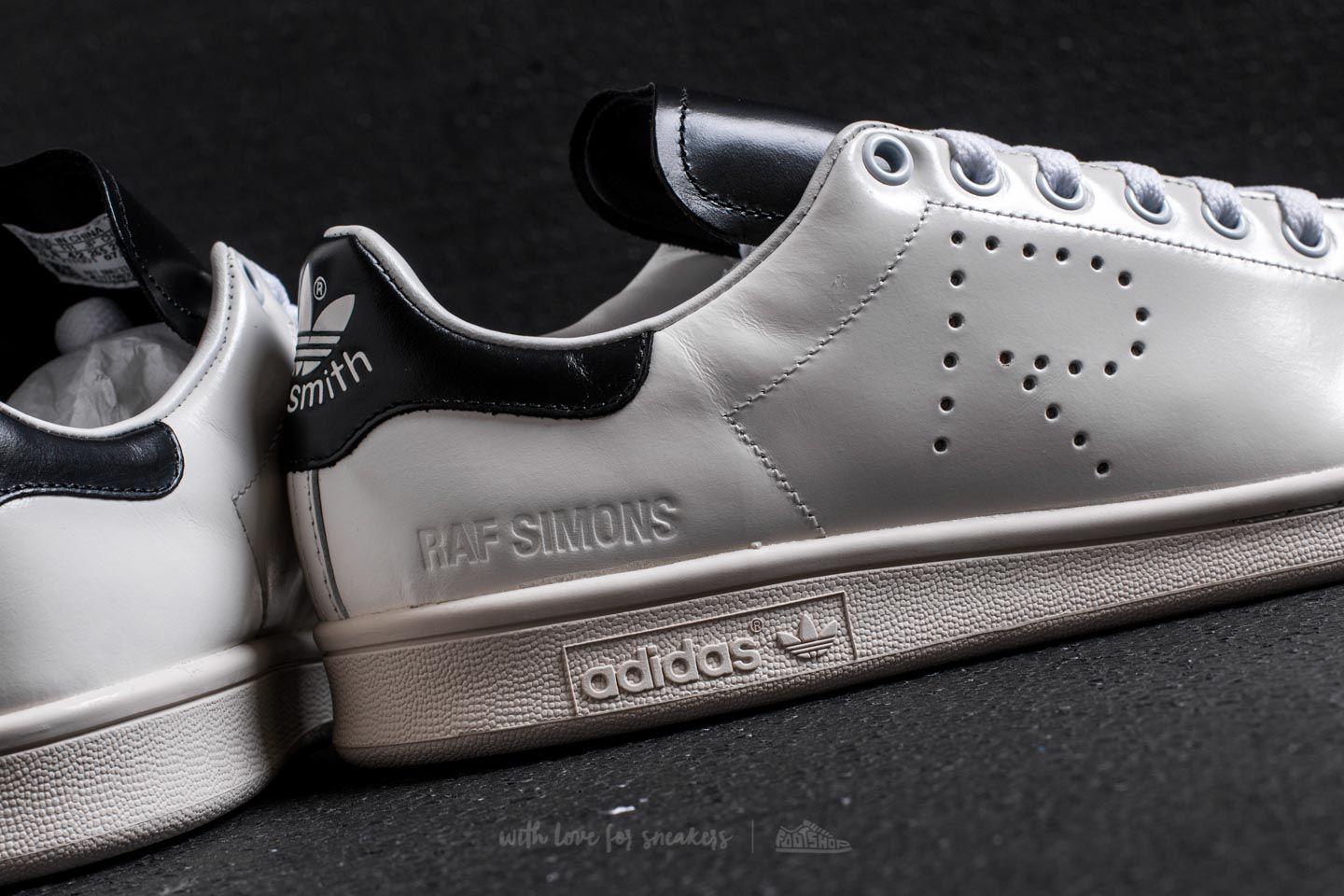 raf simons stan smith black and white