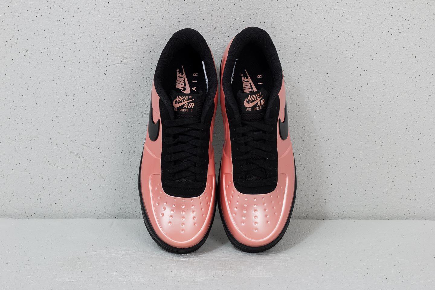 nike air force 1 foamposite pro cup coral stardust black