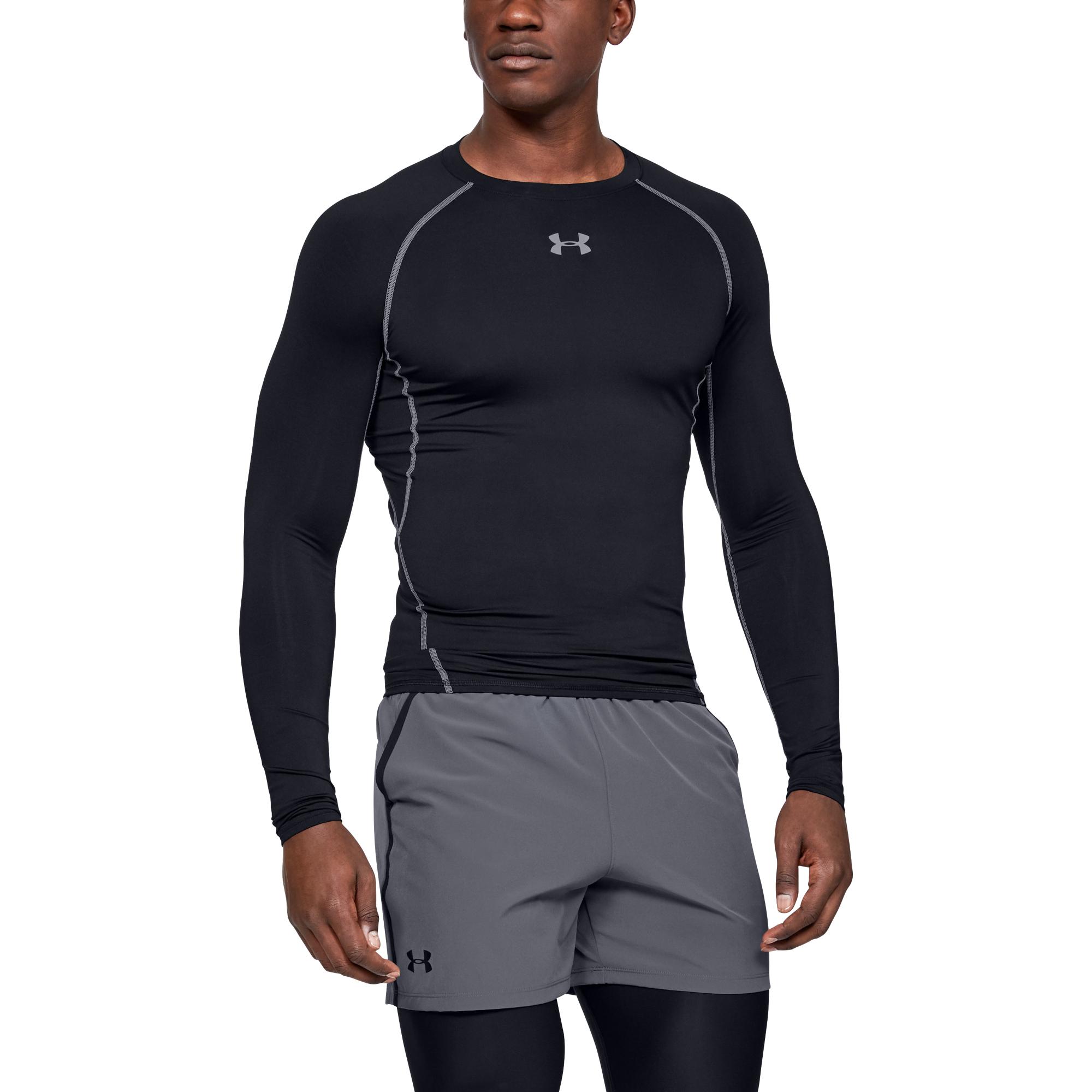 Under Armour Synthetic Ua Heatgear® Armour Long Sleeve Compression Shirt in  Black for Men - Save 13% | Lyst