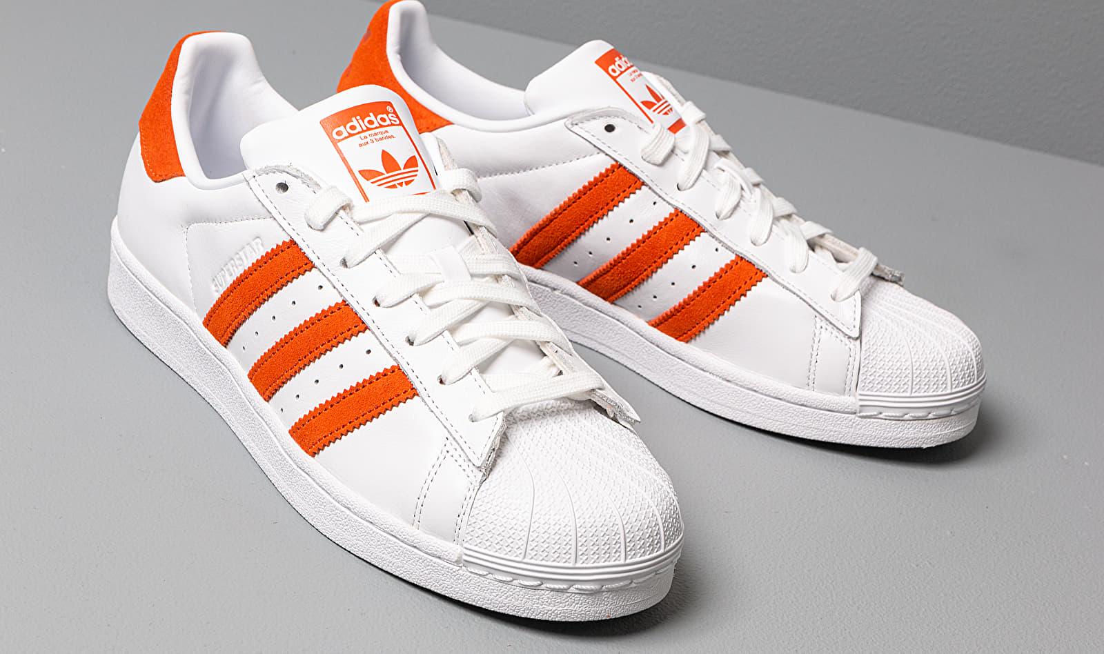 adidas Originals Adidas Superstar Ftw White/ Orange/ Ftw White for Men ...