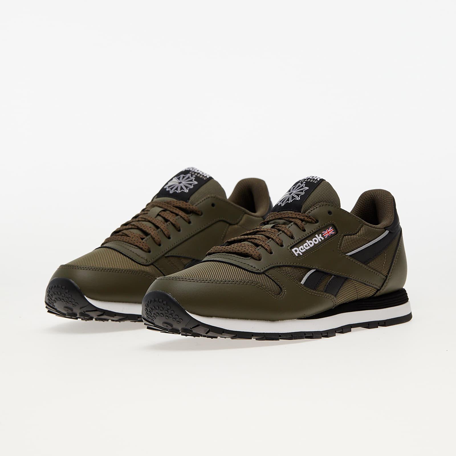 Øl Alarmerende kutter Reebok Classic Leather Army Green/ Core Black/ Ftw White for Men | Lyst