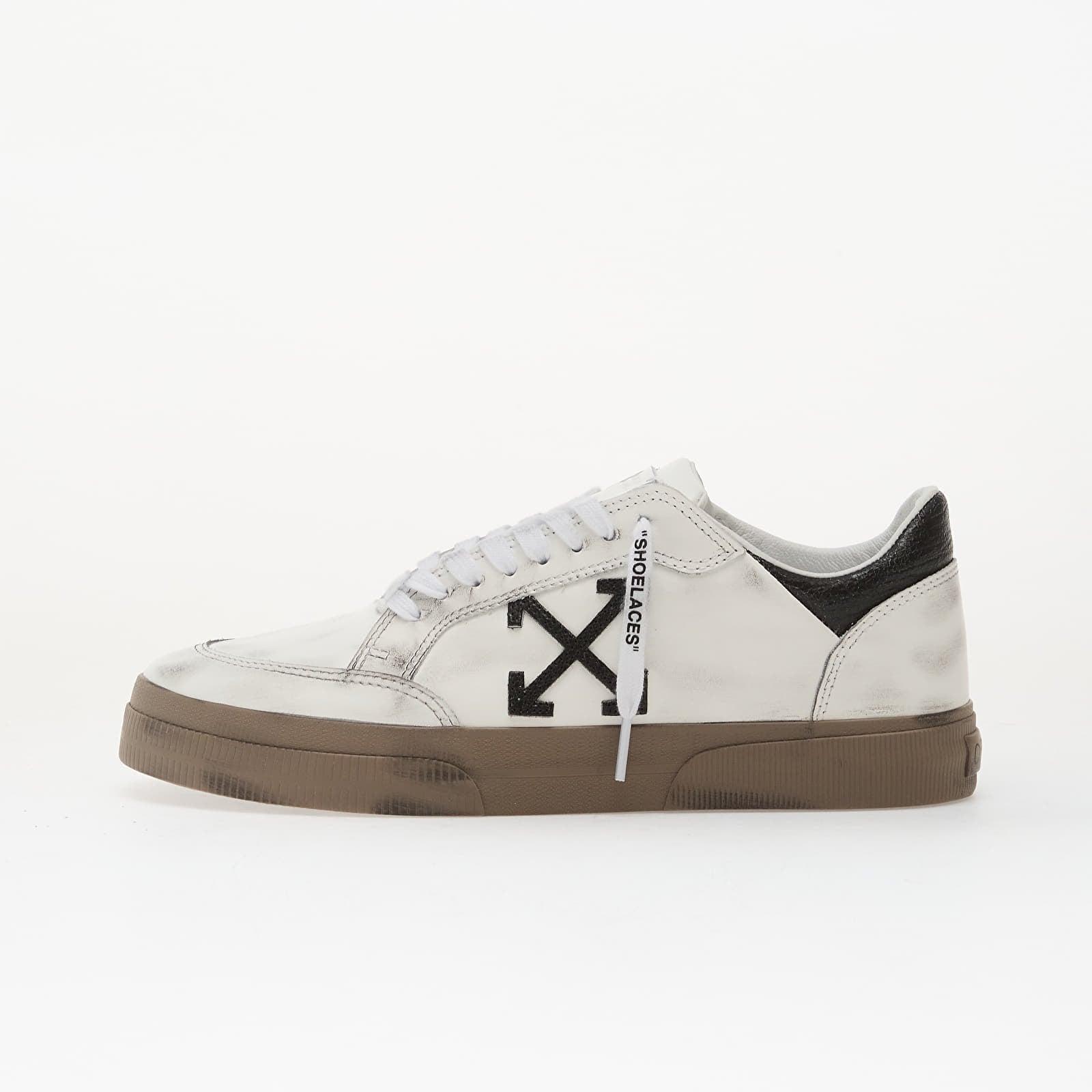 off white vulc leather