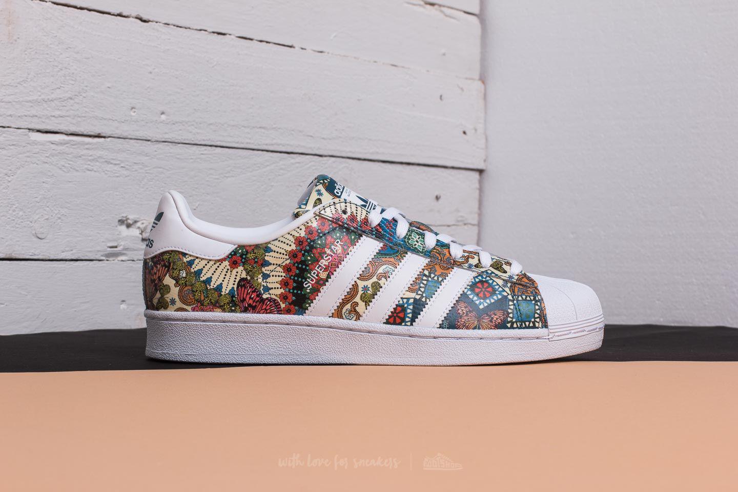adidas superstar white noble teal