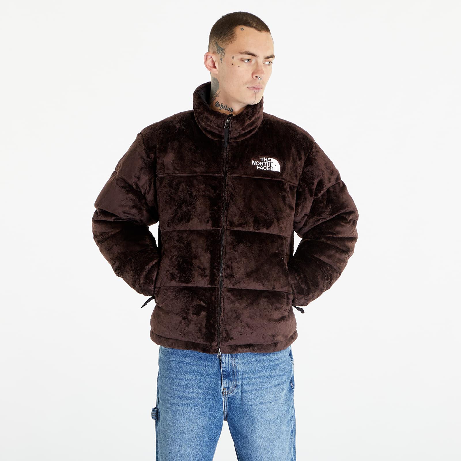 The North Face Versa Velour Nuptse Jacket Coal in Brown for Men | Lyst