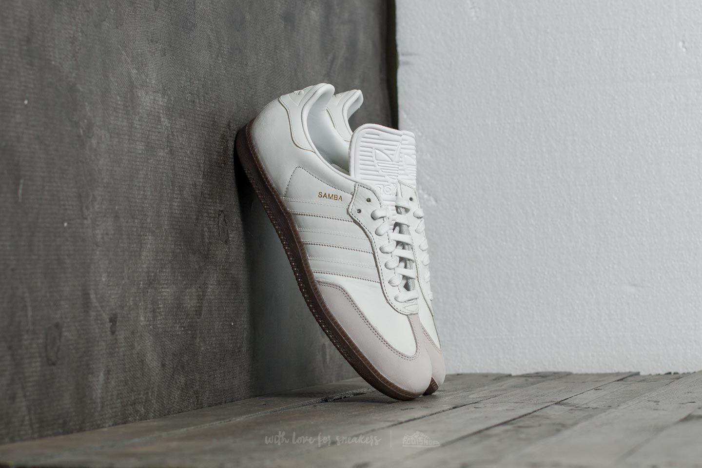 adidas Originals Leather Adidas Samba Classic Og Vintage White/ Reflective/  Pearl Grey in Gray for Men | Lyst