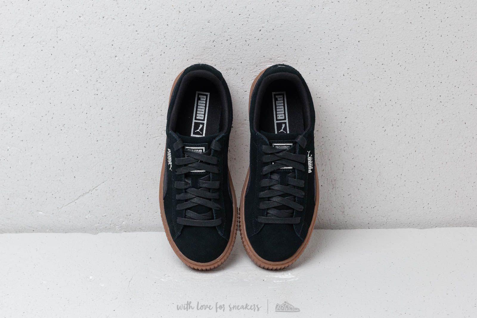PUMA Platform Core Gum Women's Shoes (trainers) In Black | Lyst