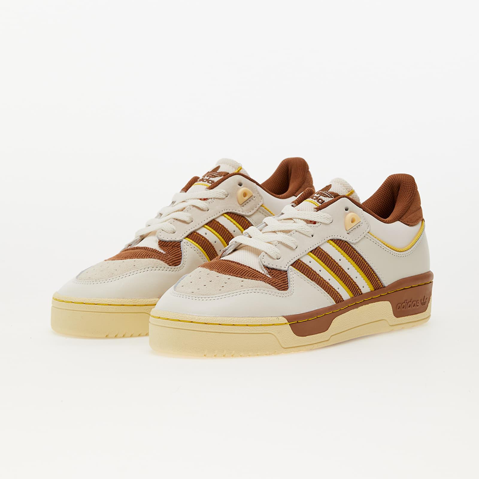 adidas Originals Adidas Rivalry Low 86 Core White/ Wild Brown/ Hazy Yellow  for Men | Lyst