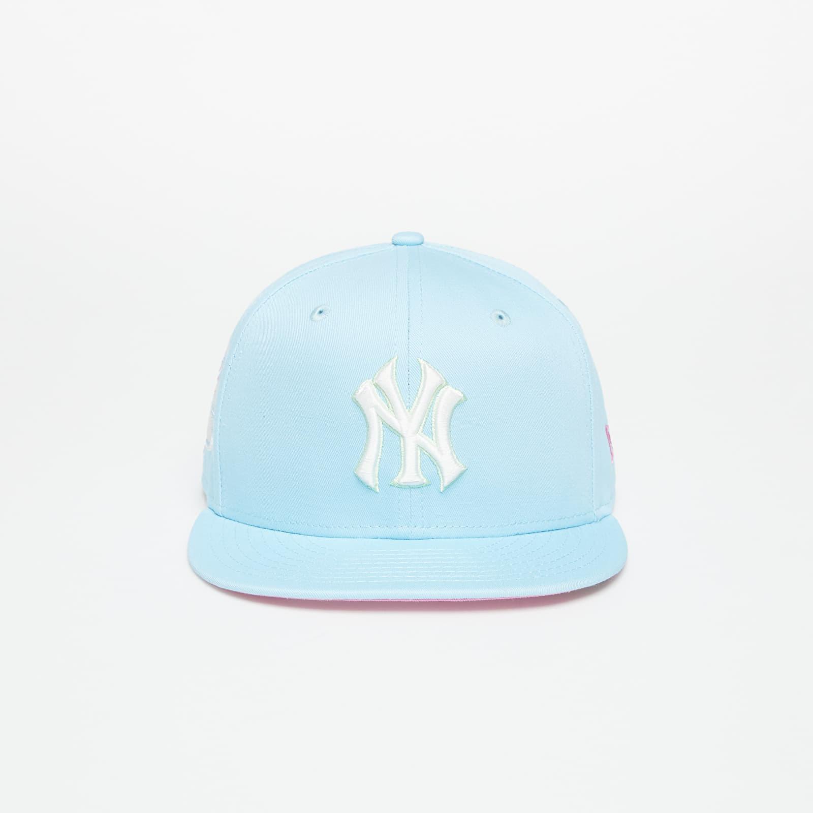 KTZ New York Yankees Pastel Patch 9fifty Snapback Cap Citrus Blue/ Light  Cream