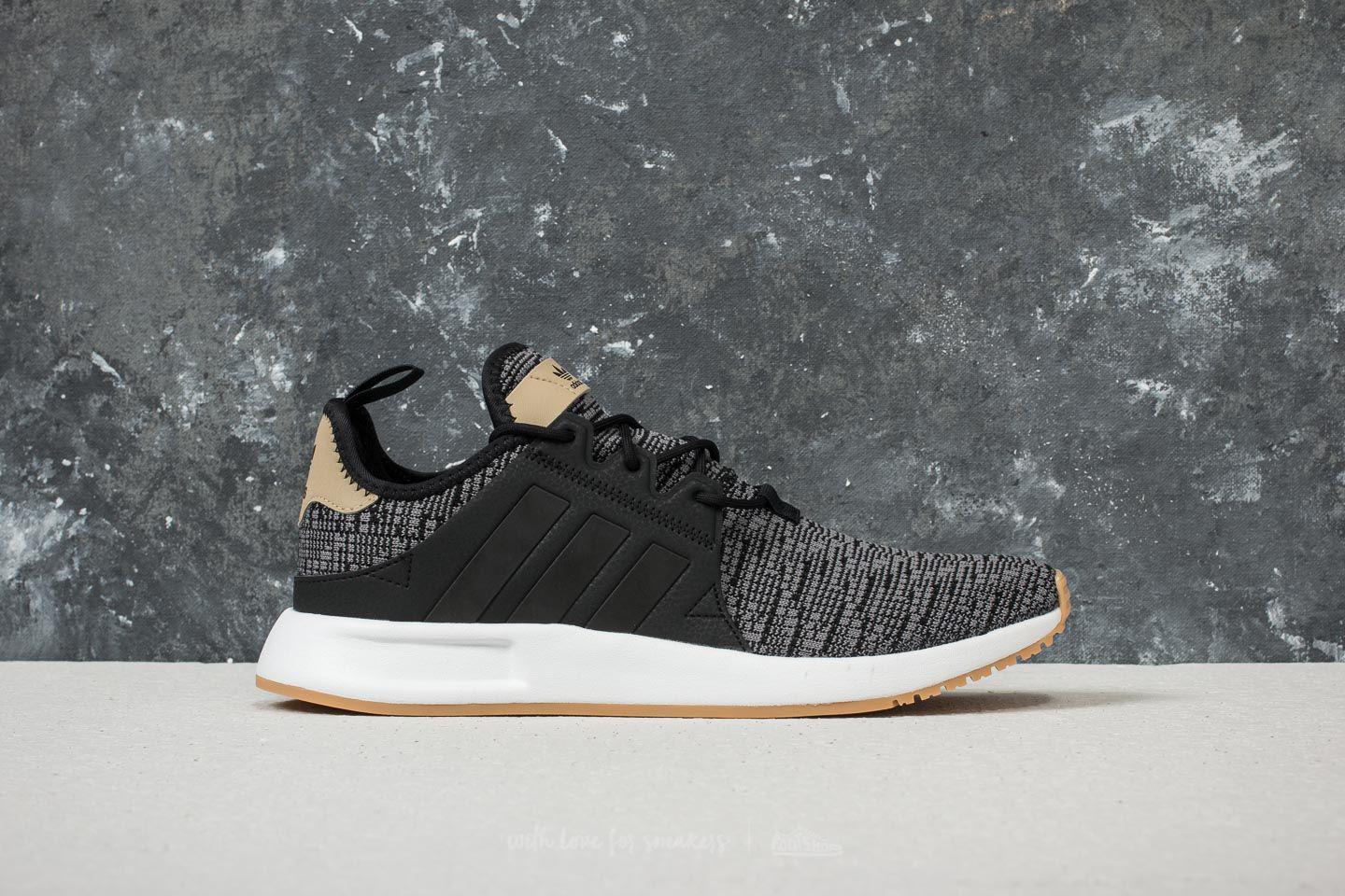 adidas x_plr black and gum