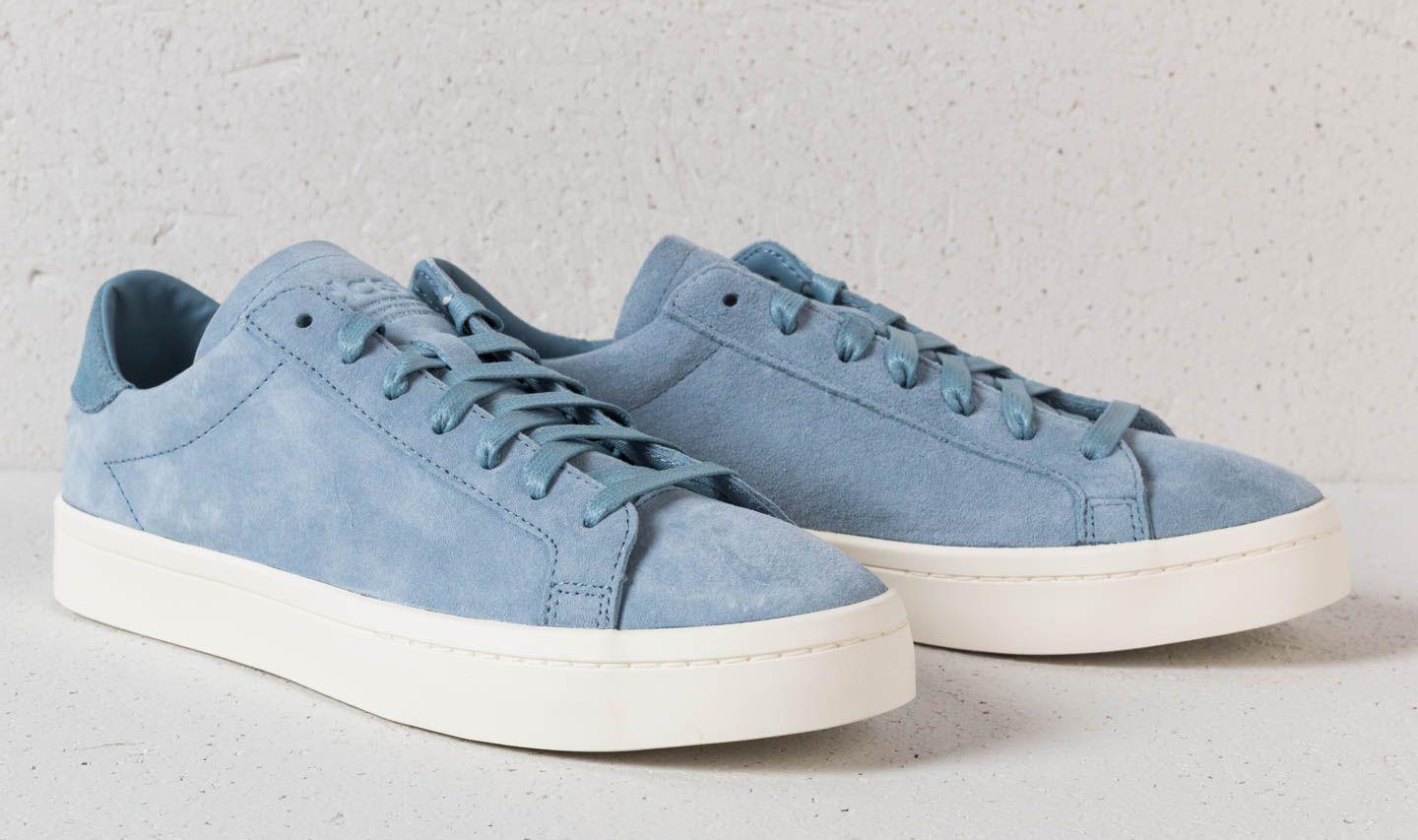 adidas court vantage blue suede