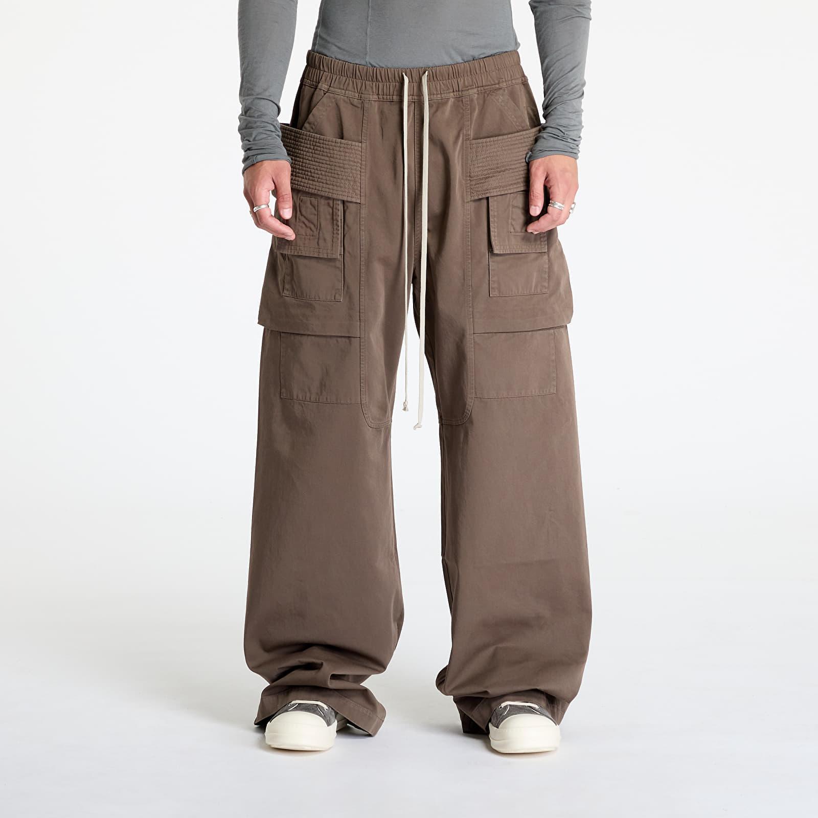 Rick Owens Pants Woven Pants Creatch Cargo Wide Drawstring Pants 