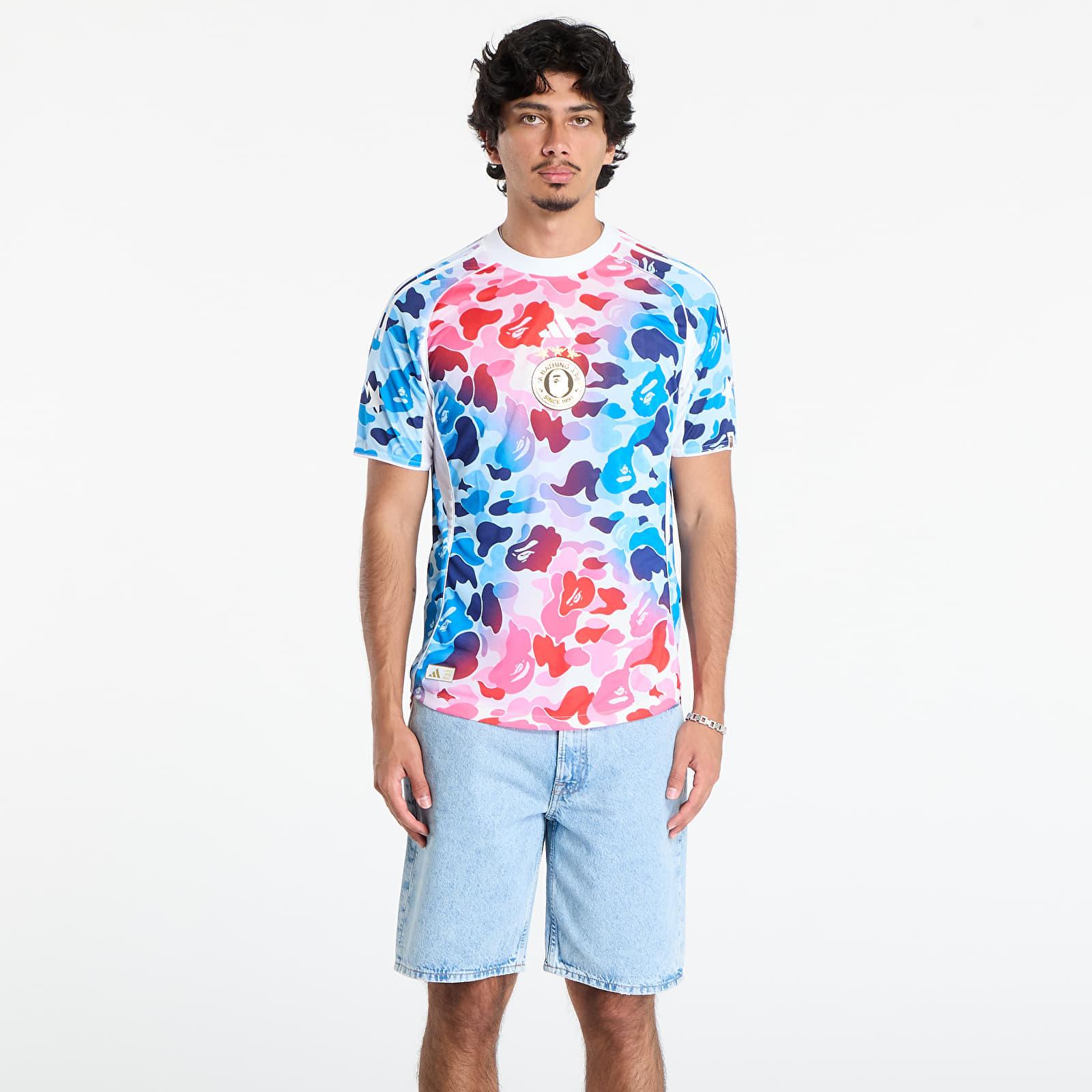 adidas Originals T-Shirt Adidas X Bape Fb Jersey in Blue for Men