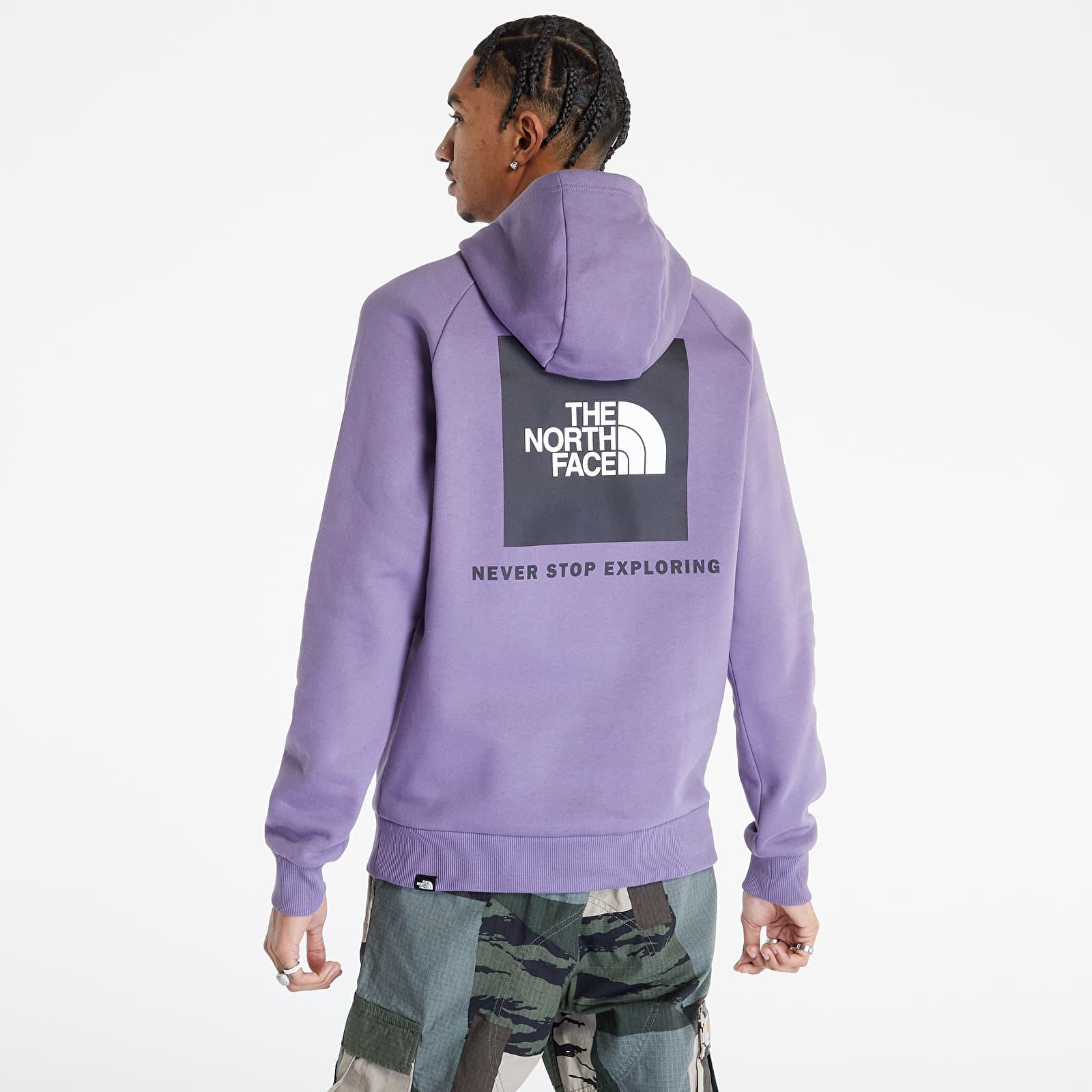 The North Face Raglan Red Box Hoodie Lunar Slate in Purple for Men | Lyst