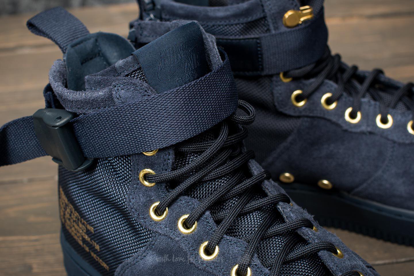 nike sf air force 1 mid obsidian