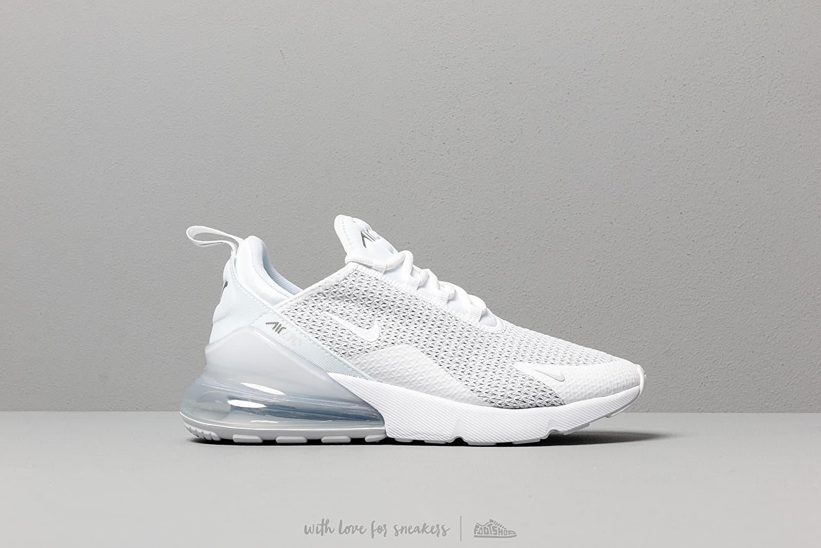 nike air max 270 white pure platinum