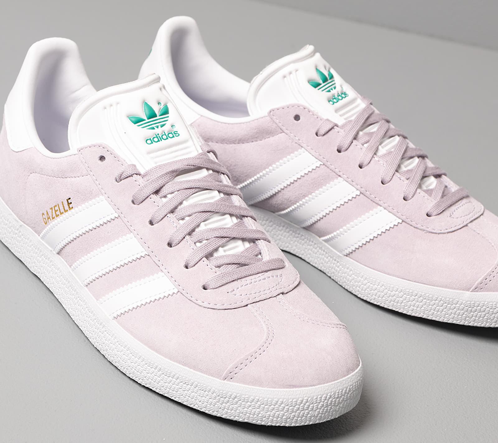 adidas Originals Adidas Gazelle W Purple Tint/ Ftw White/ Glow Green - Lyst