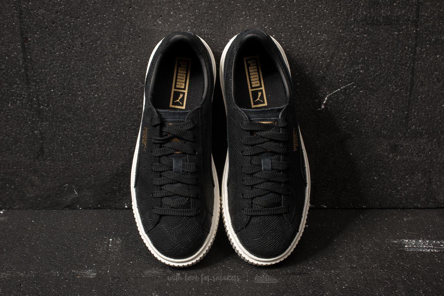 puma platform euphoria black