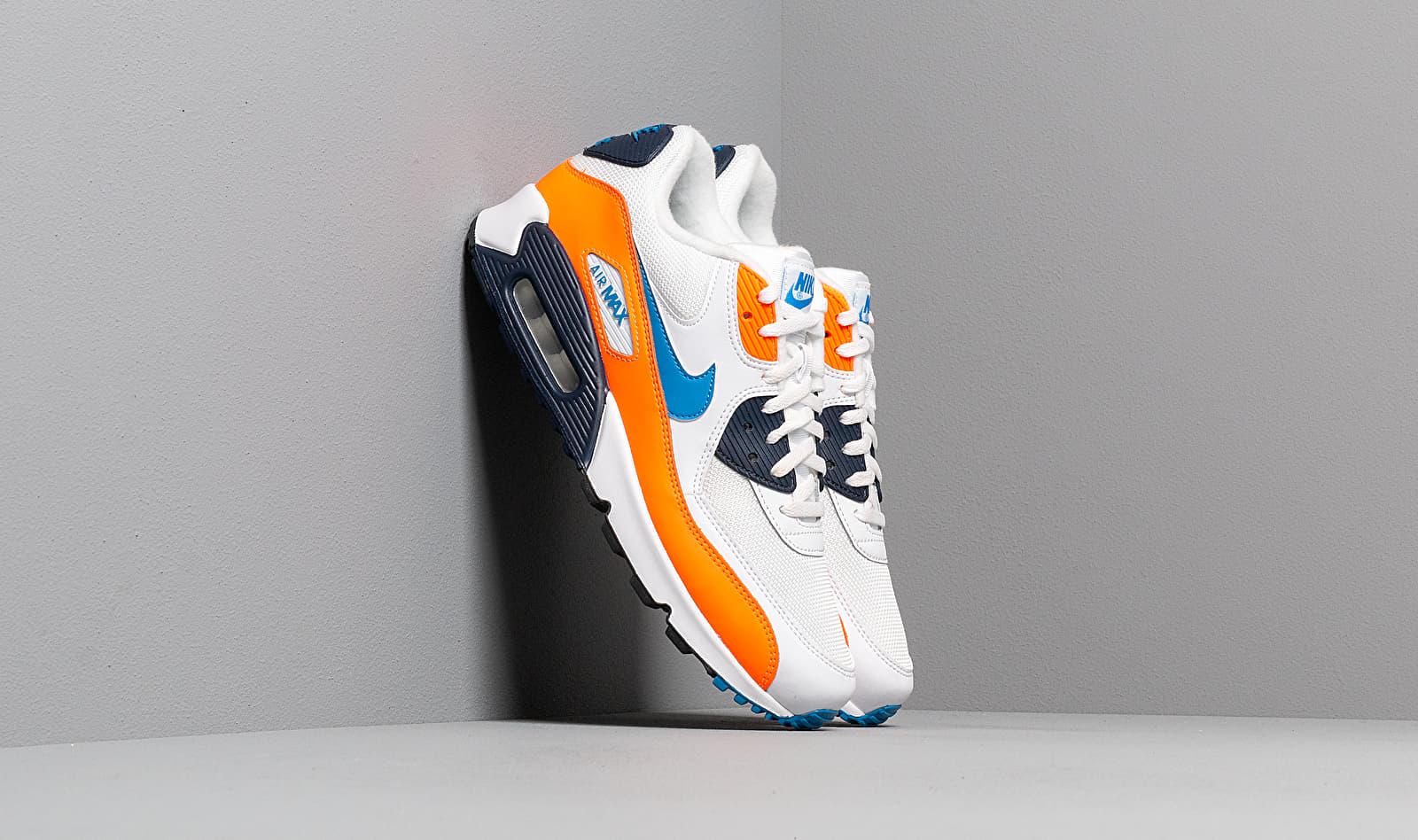 Nike Air Max 90 Essential White/ Photo Blue-Total Orange für Herren | Lyst  DE