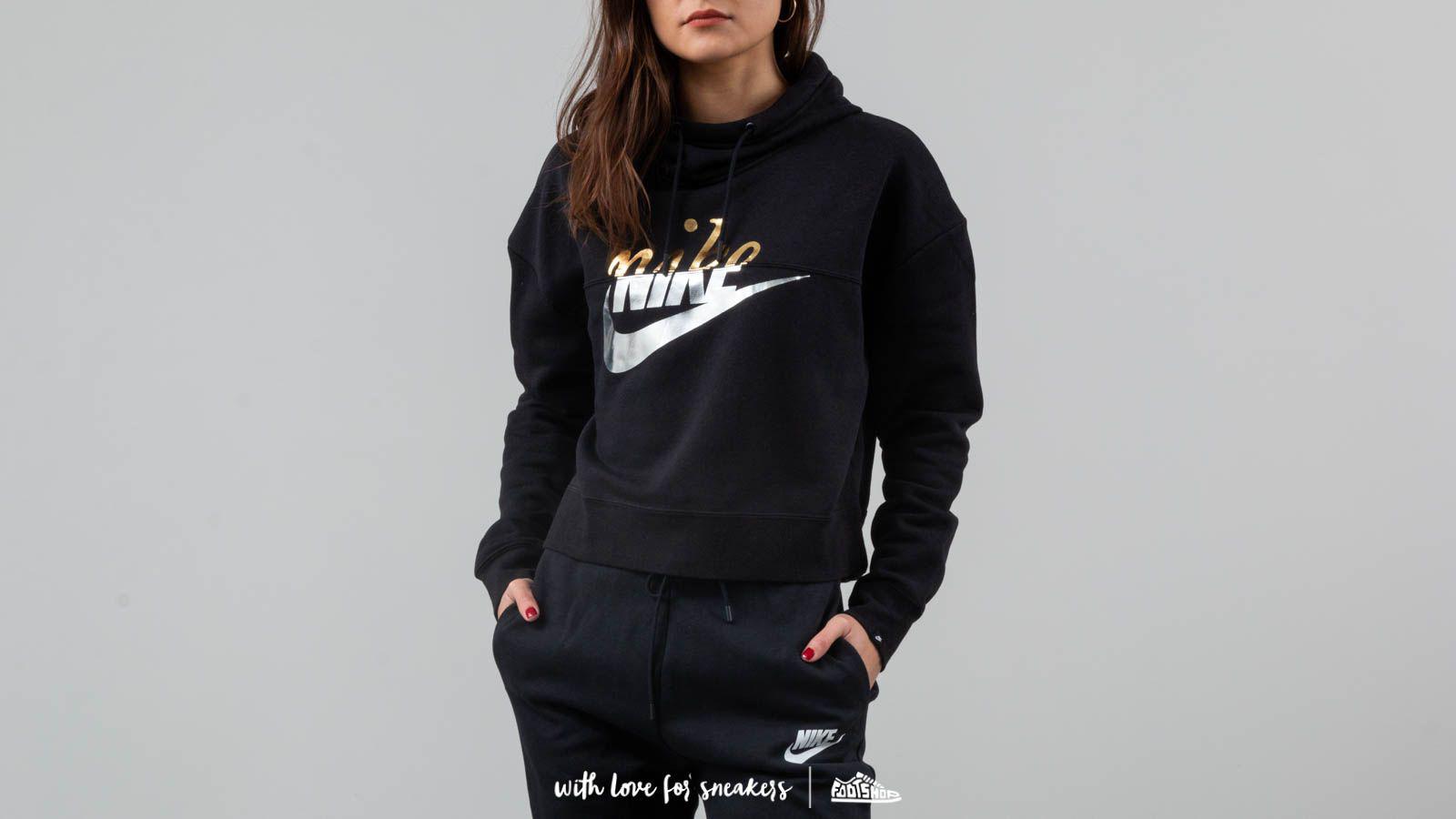 nike women's sportswear rally cropped hoodie