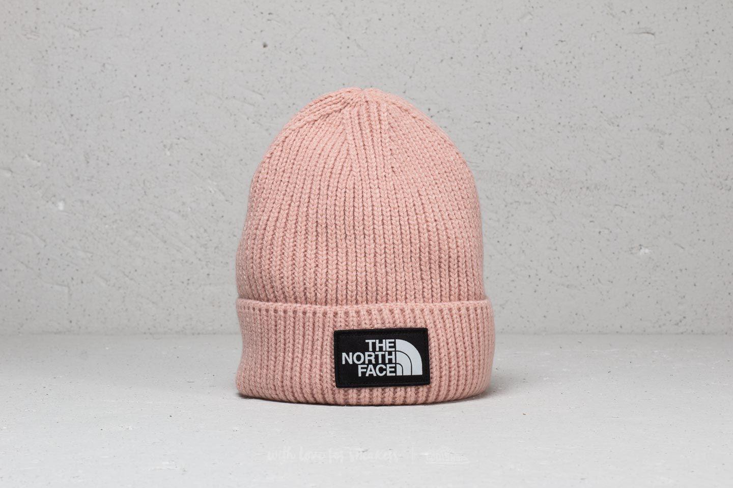 north face misty rose beanie