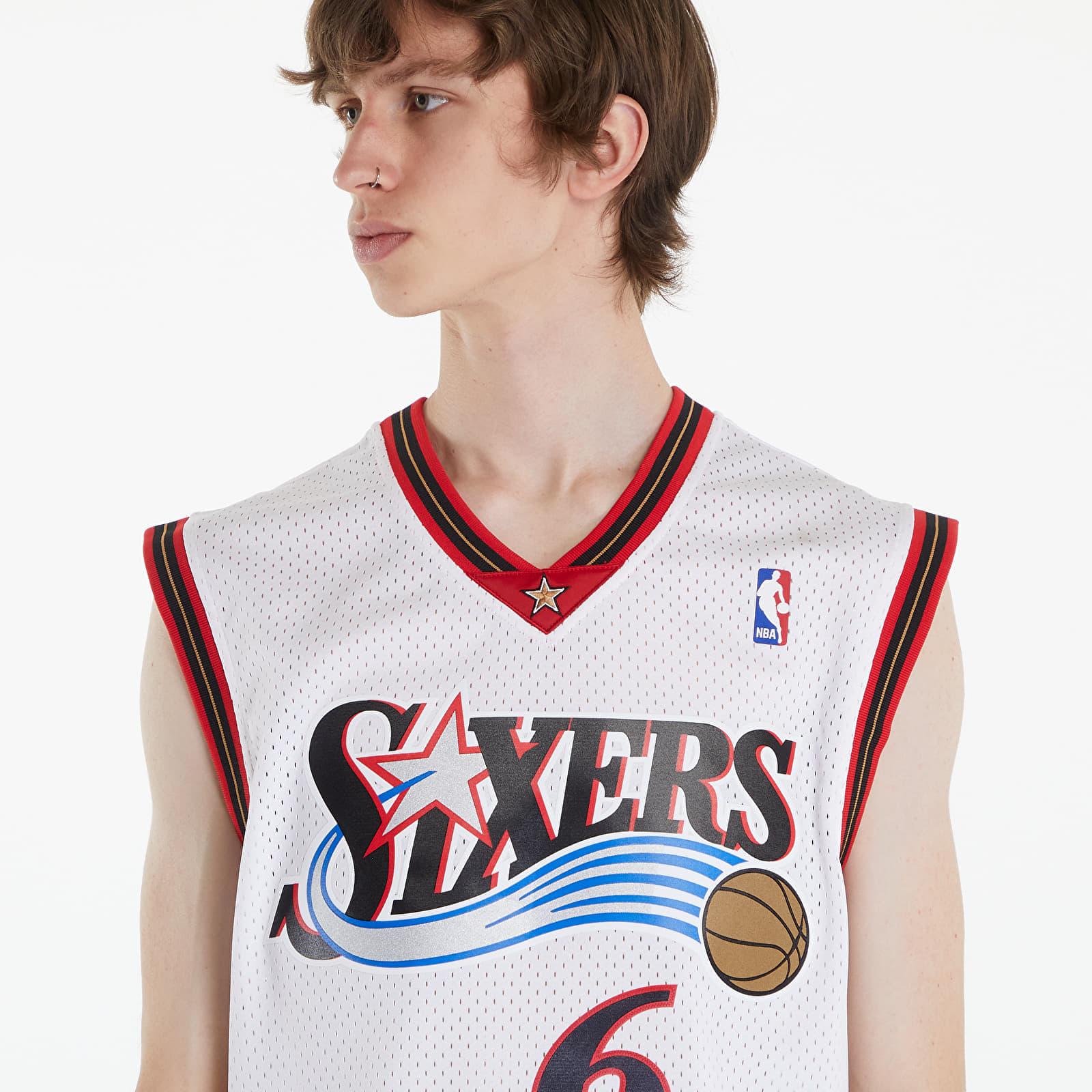 Mitchell Ness Jersey Philadelphia 76Ers 3 Allen Iverson 2002 Swingman Jersey in Blau fur Herren Lyst DE