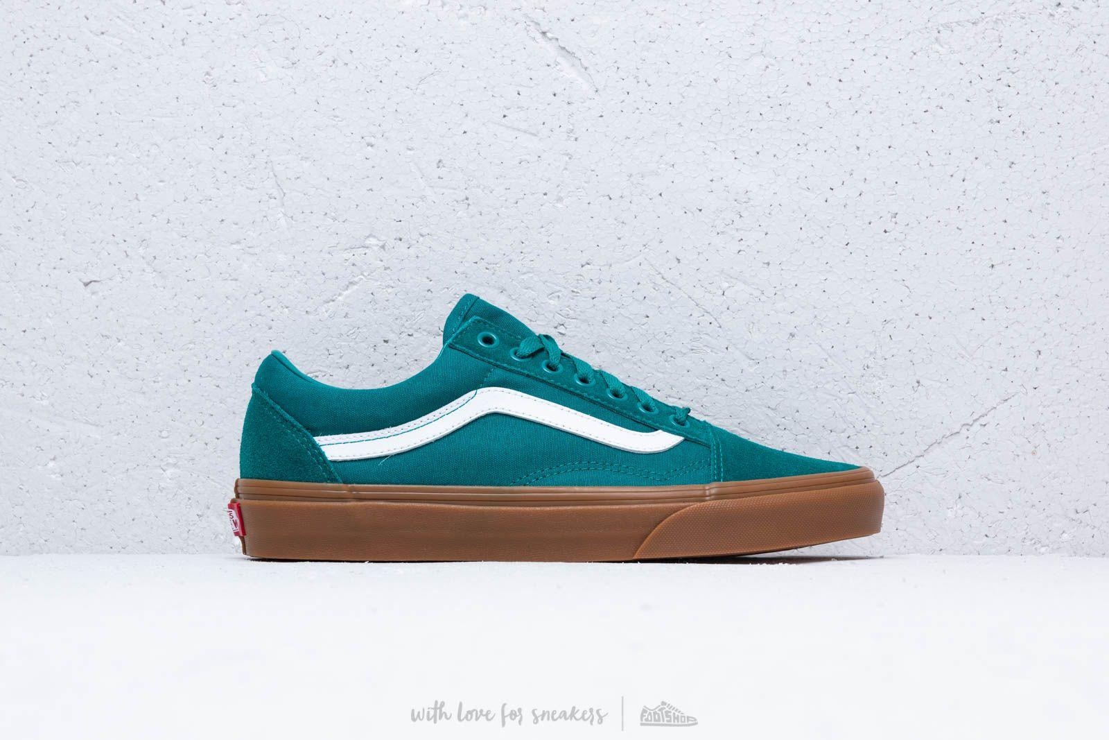 vans old skool quetzal green