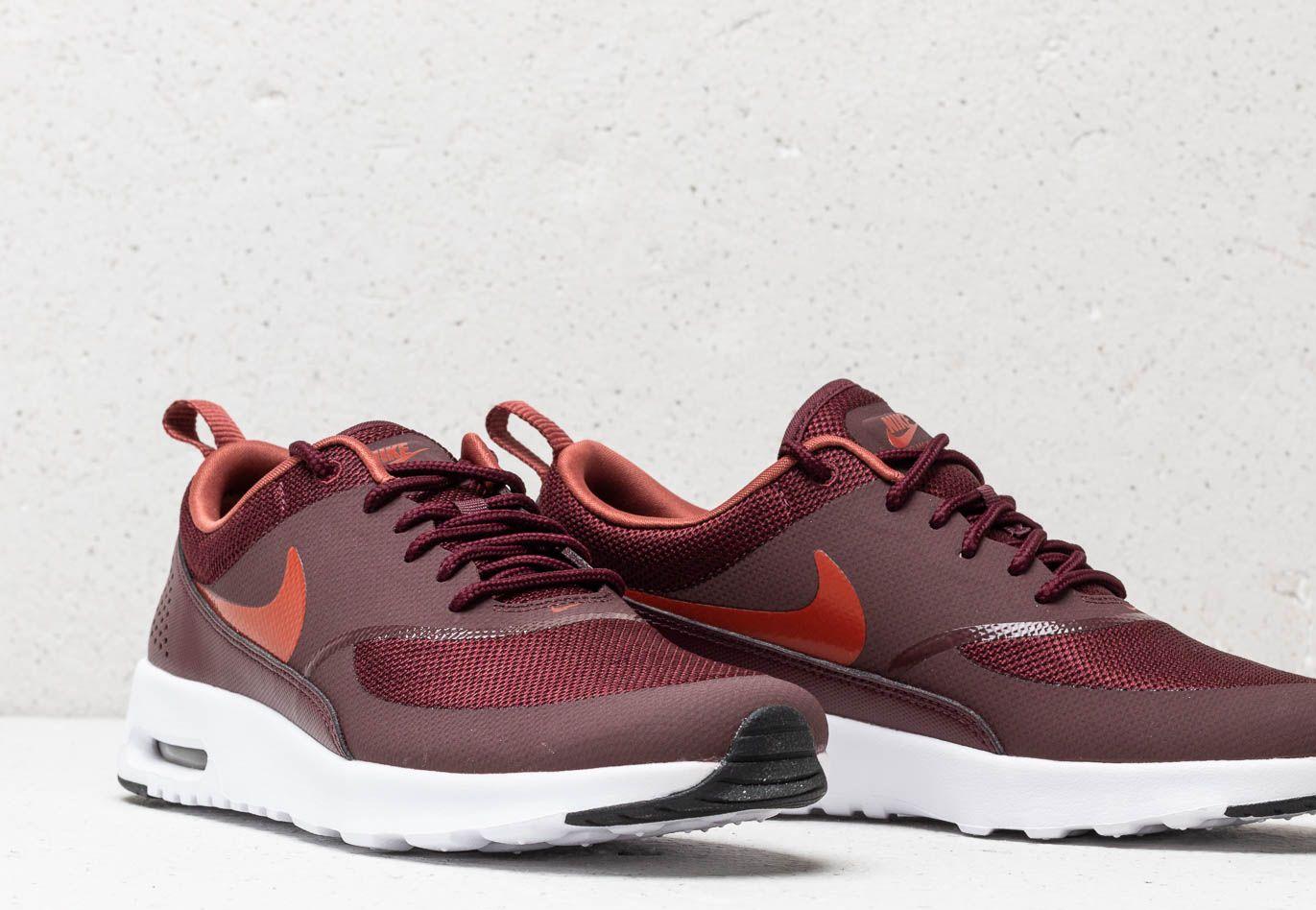 nike air max thea burgundy