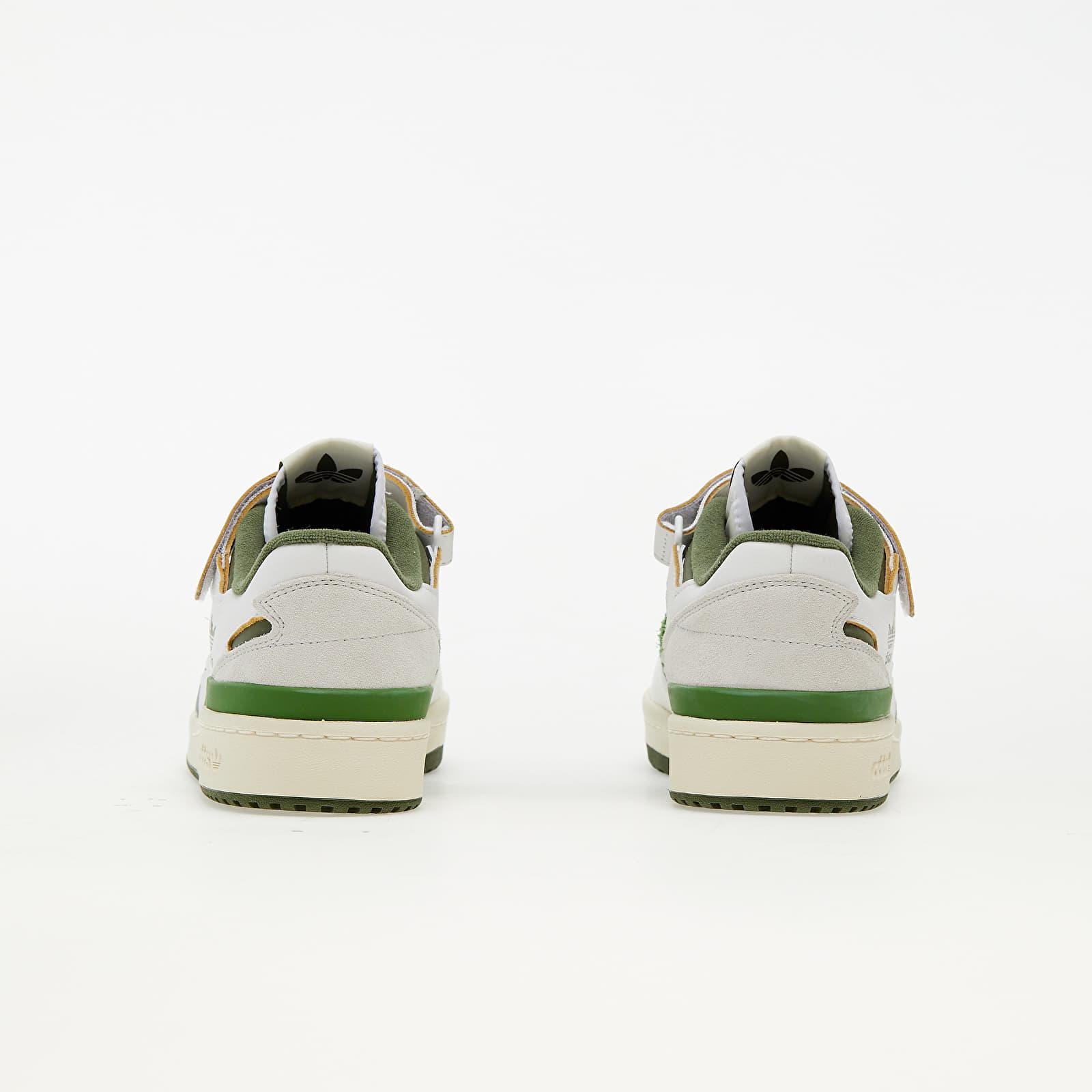 adidas FORUM 84 LOW FOOTWEAR WHITE / CREW GREEN / WILD PINE 21SS-S - TITIP  JEPANG