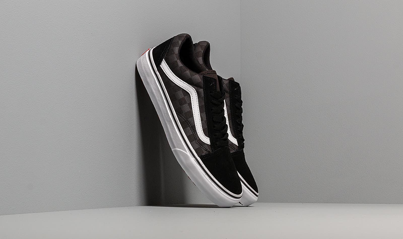 vans old skool pro grey checker