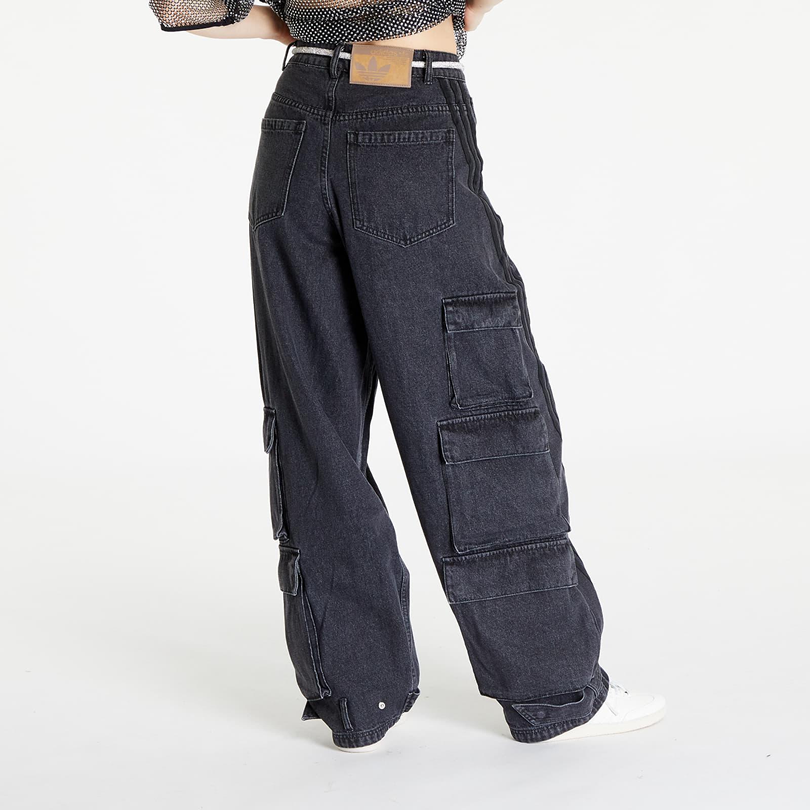 ★adidas originals★W SOFT DENIM CARGO PANTS★追跡可 CLOTHING - Soft Denim Cargo Pants - Grey | adidas Oman
