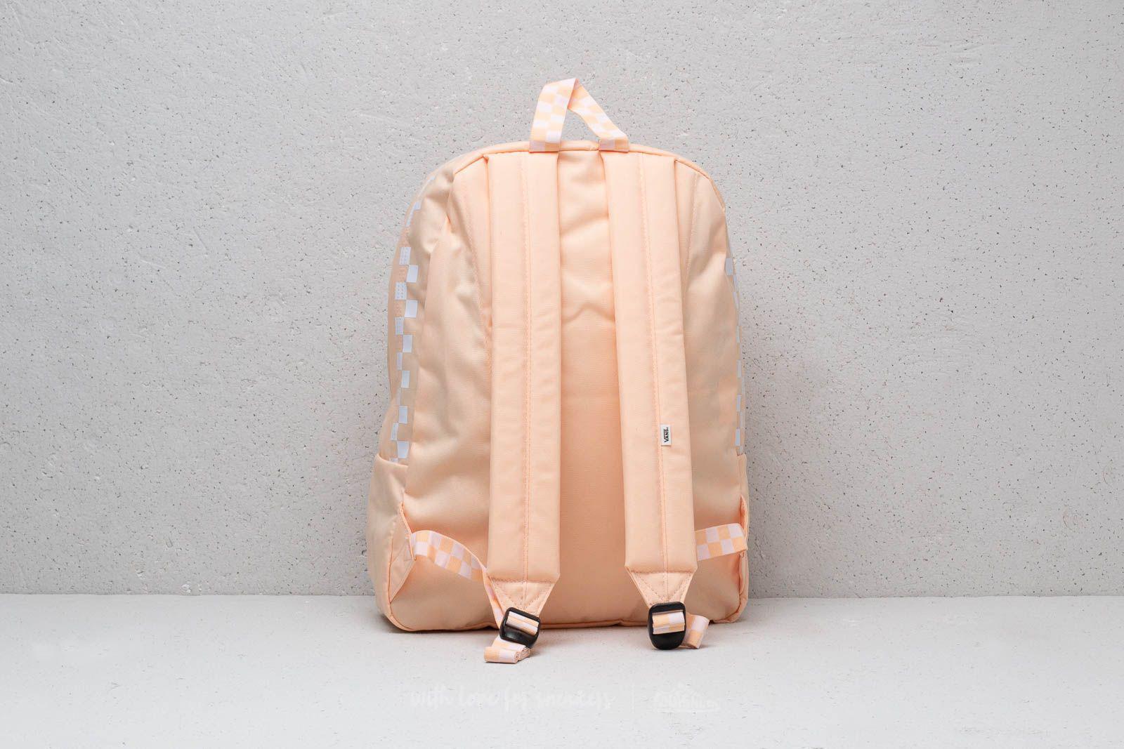 vans realm backpack bleached apricot