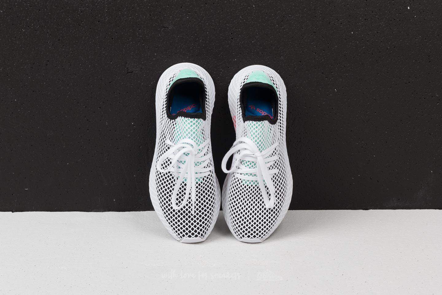 adidas deerupt core black easy green