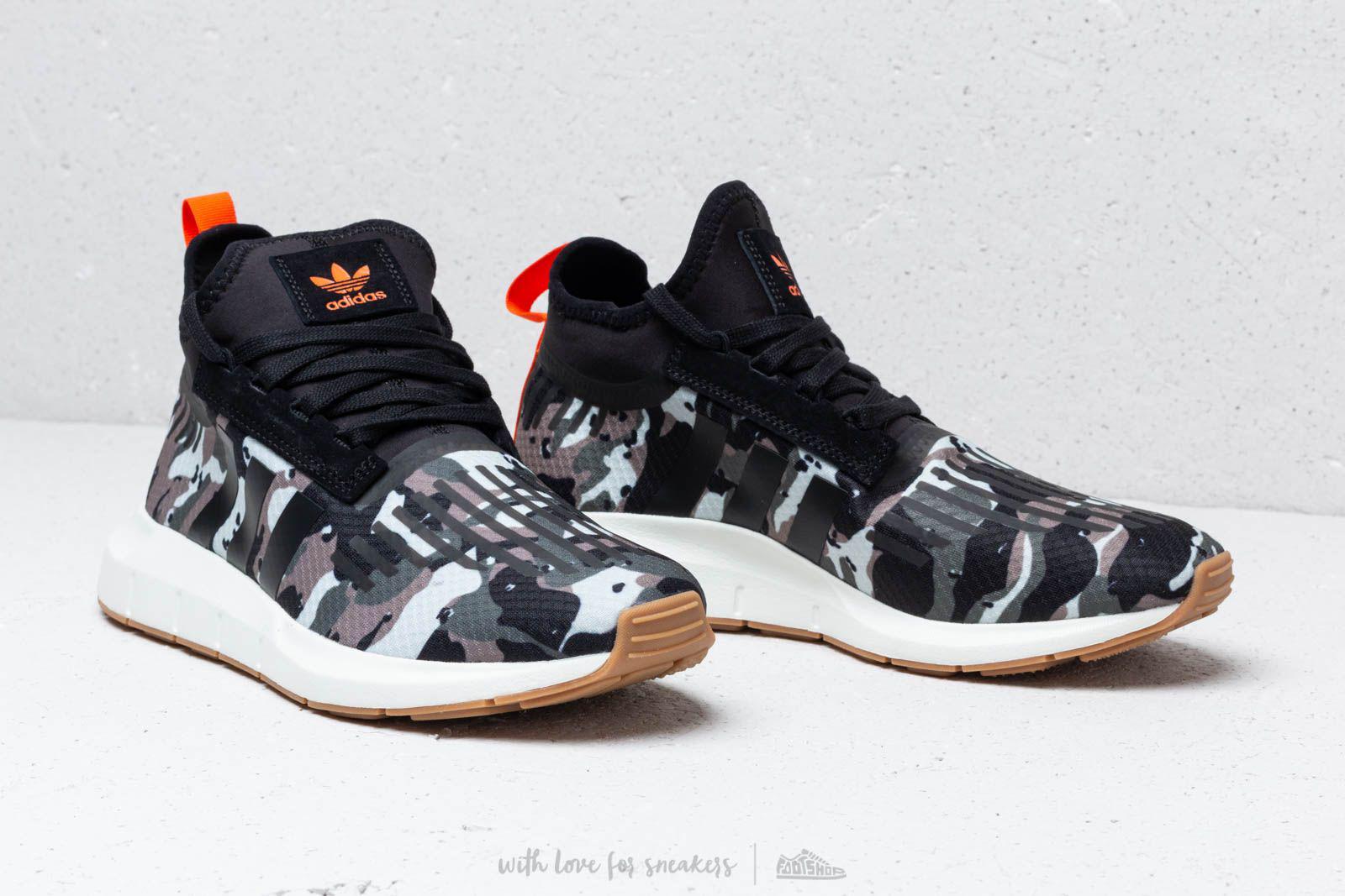 adidas swift run black and orange