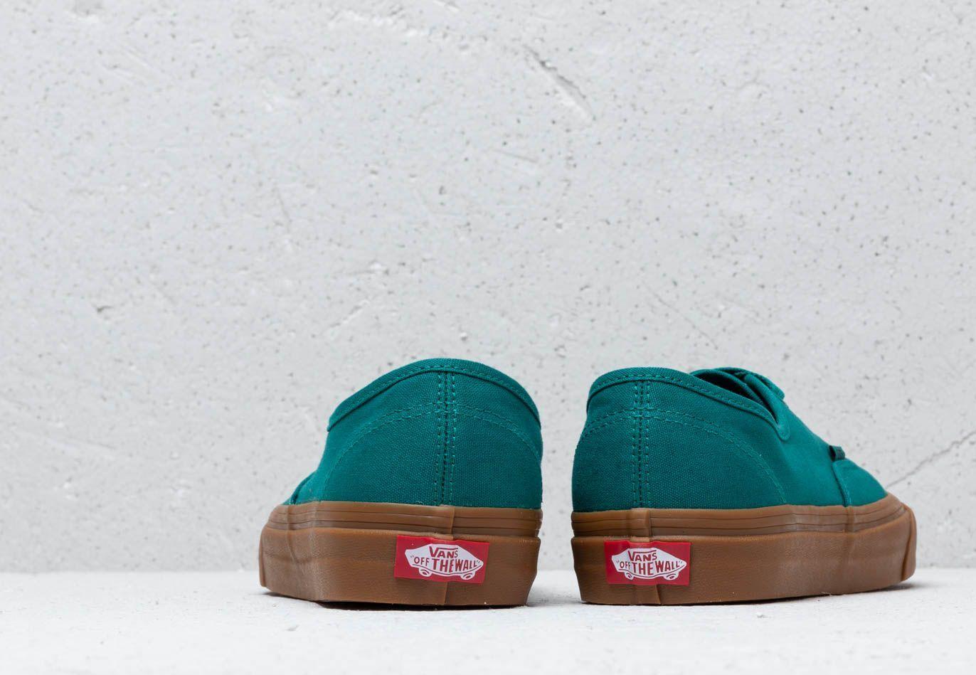 vans authentic quetzal green
