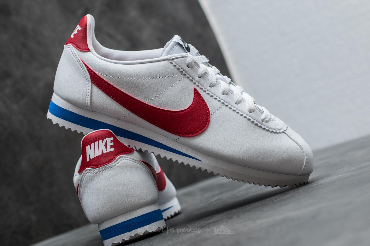 nike cortez womens white red vintage