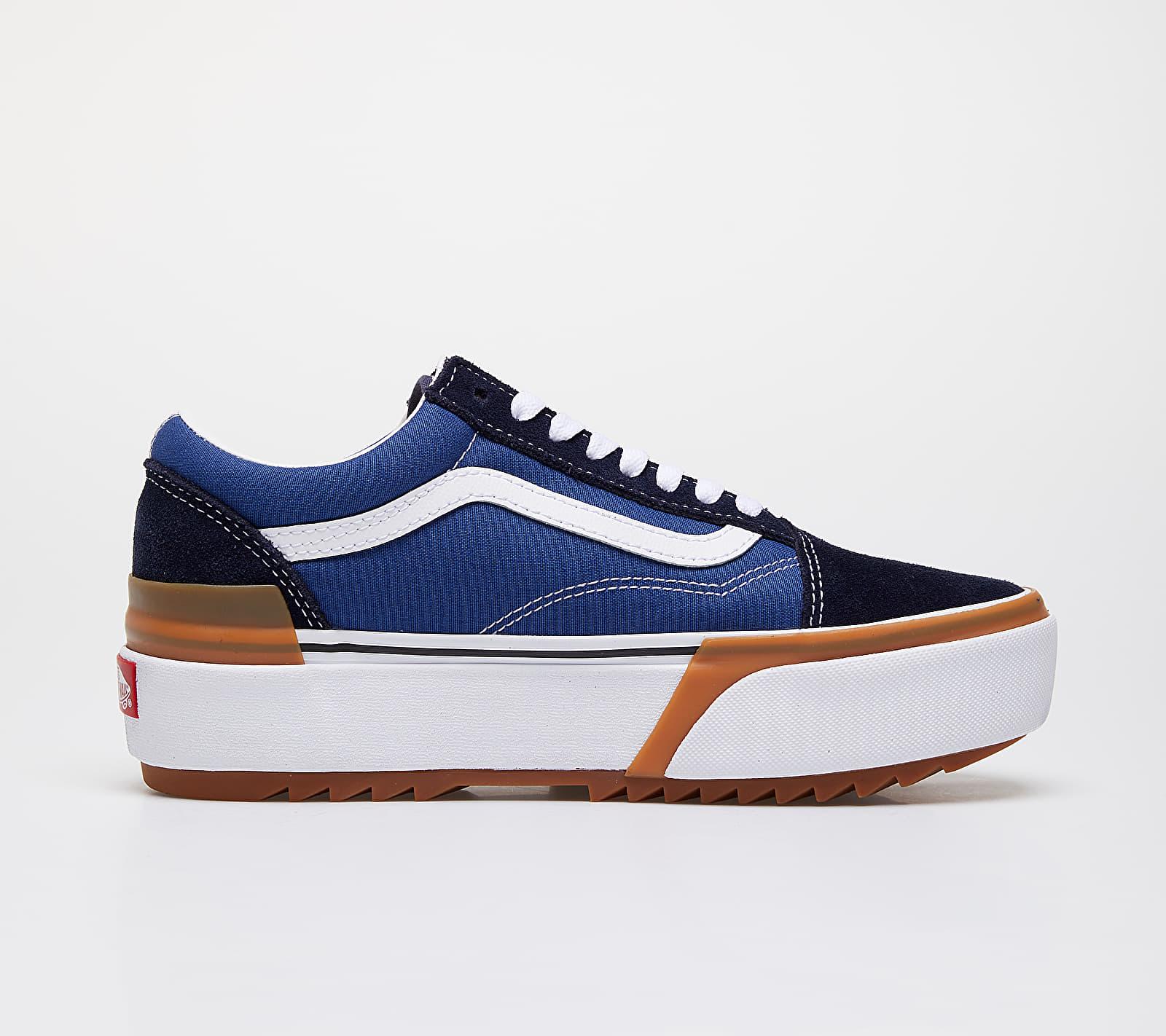 Vans Old Skool Stacked in Blue | Lyst