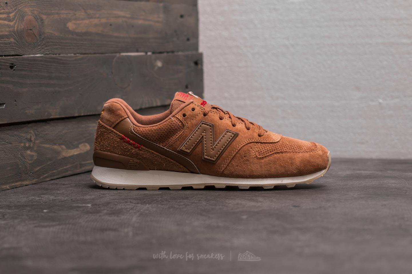 New Balance Suede 996 Brown/ White for Men - Lyst