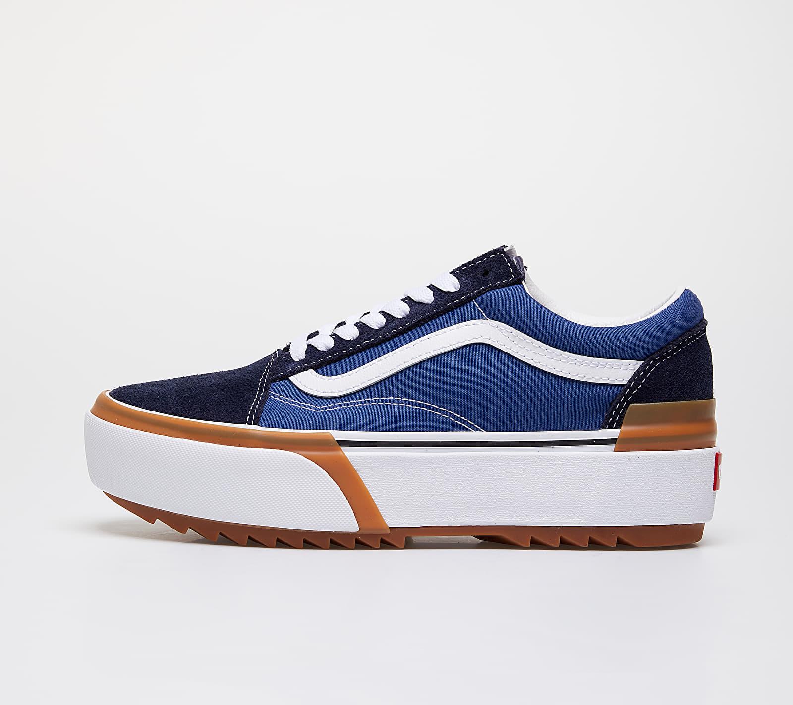 Vans Old Skool Stacked in Blue | Lyst