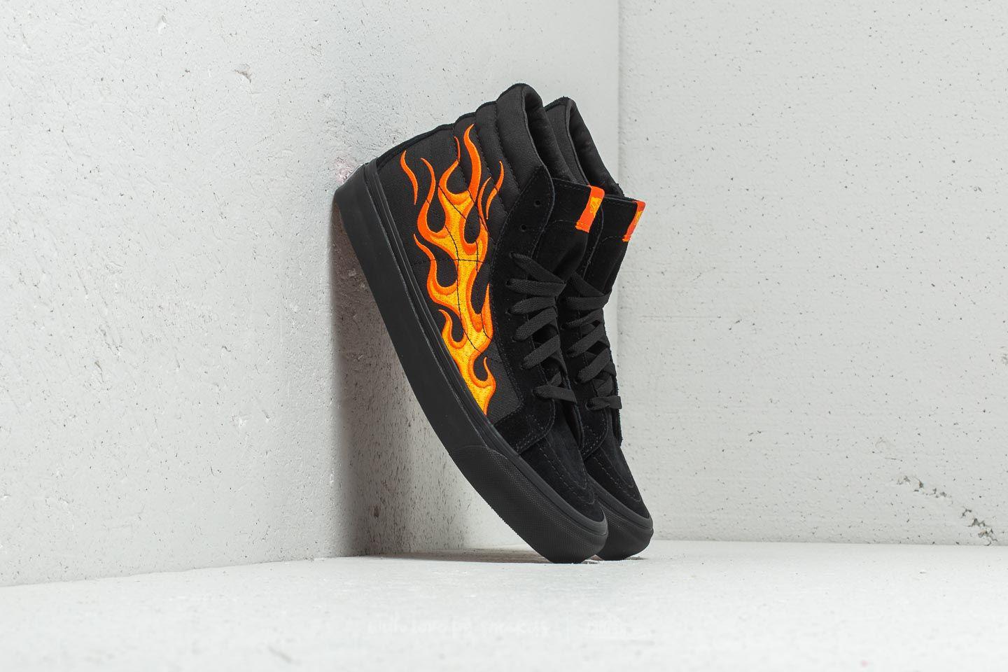 sk8 hi flame vans