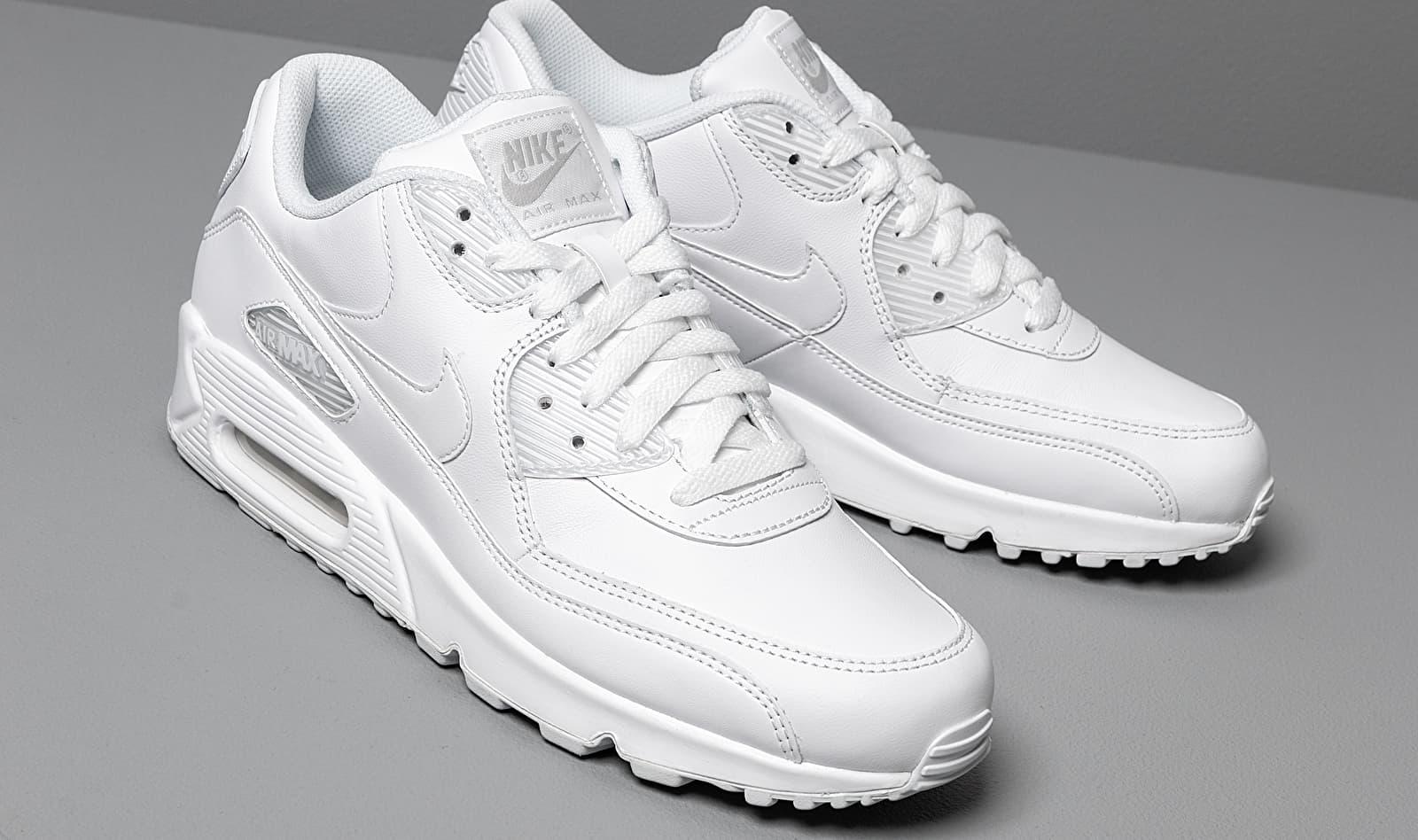 Nike Air Max 90 Leather True White/ True White for Men | Lyst
