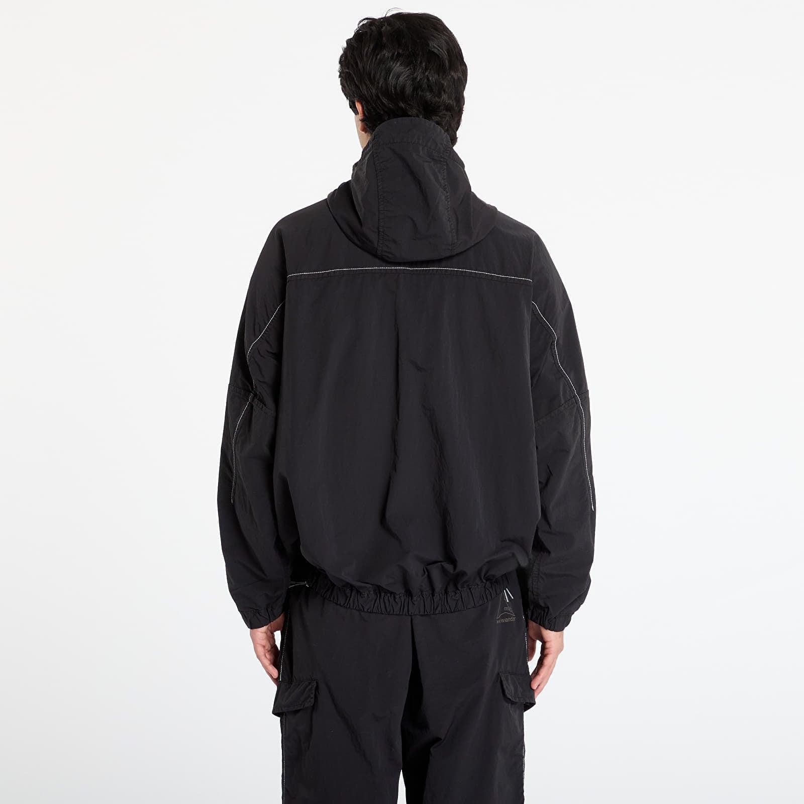 ROA Jacket X And Wander Garment Dye Nylon Hooded Jacket in Black