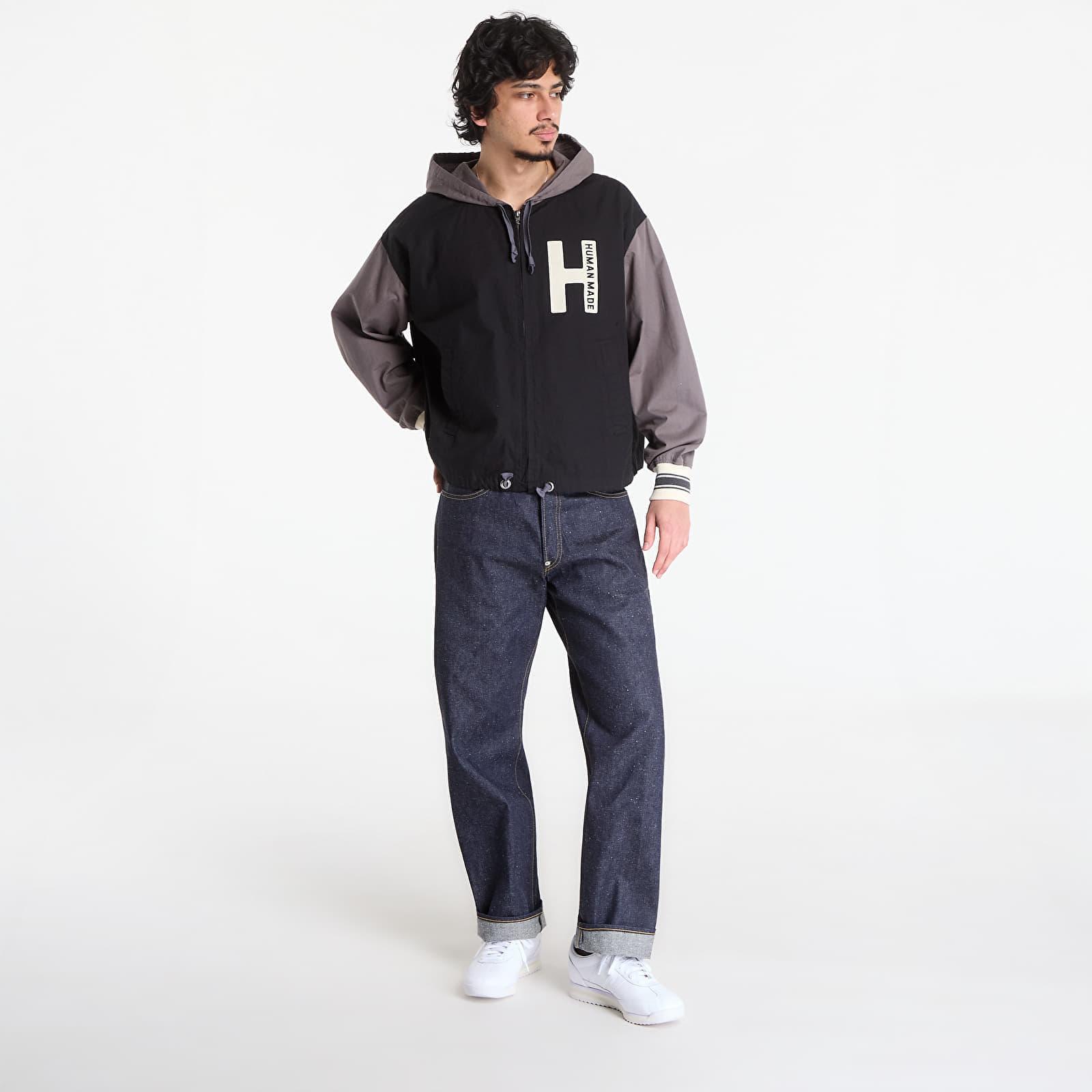 Human Made Jacket Hooded Jacket in Black | Lyst