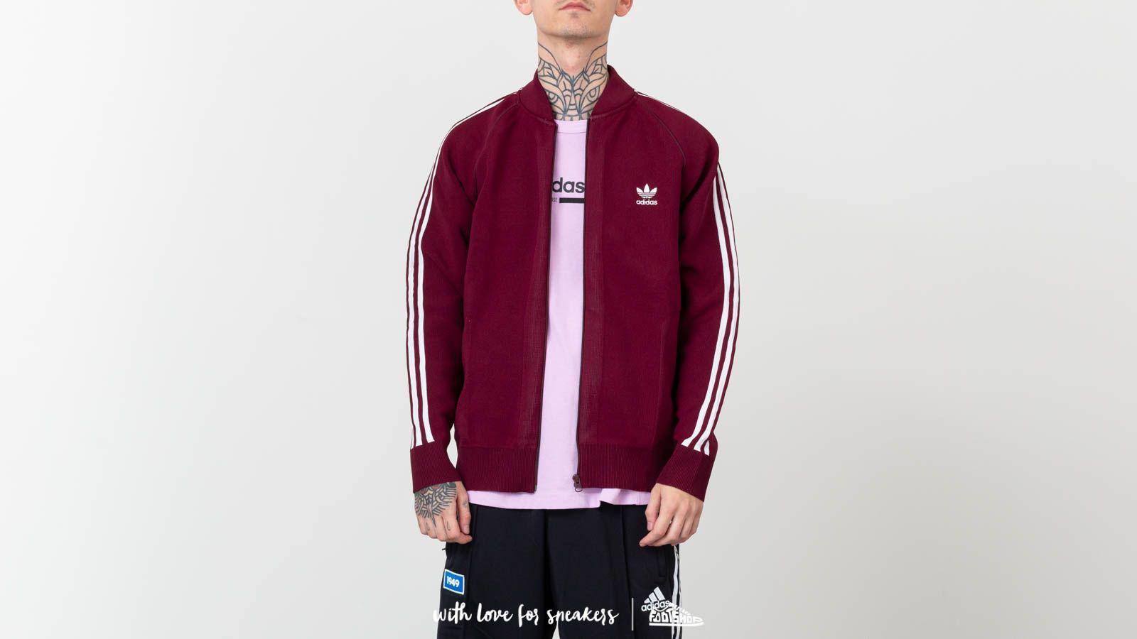 adidas knitted track top
