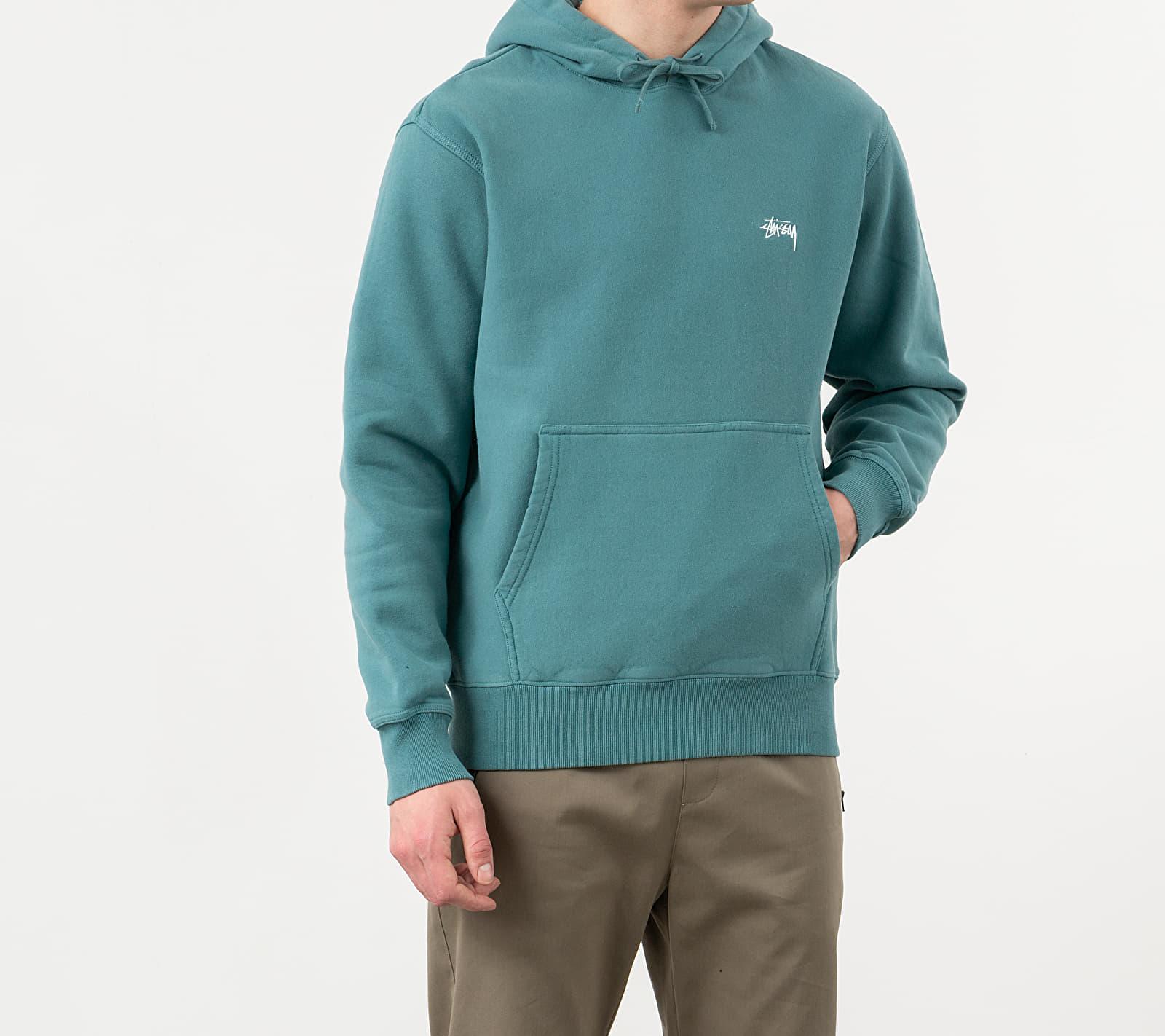 stussy light blue hoodie