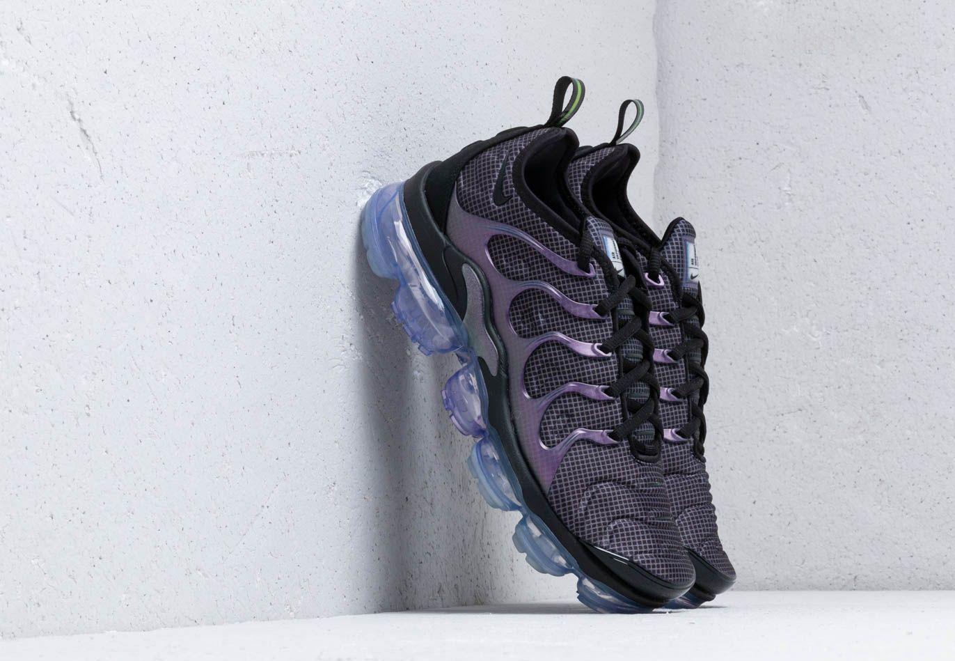 Air - Vapormax Plus - Sneakers nere e viola da Uomo di Nike in Nero | Lyst