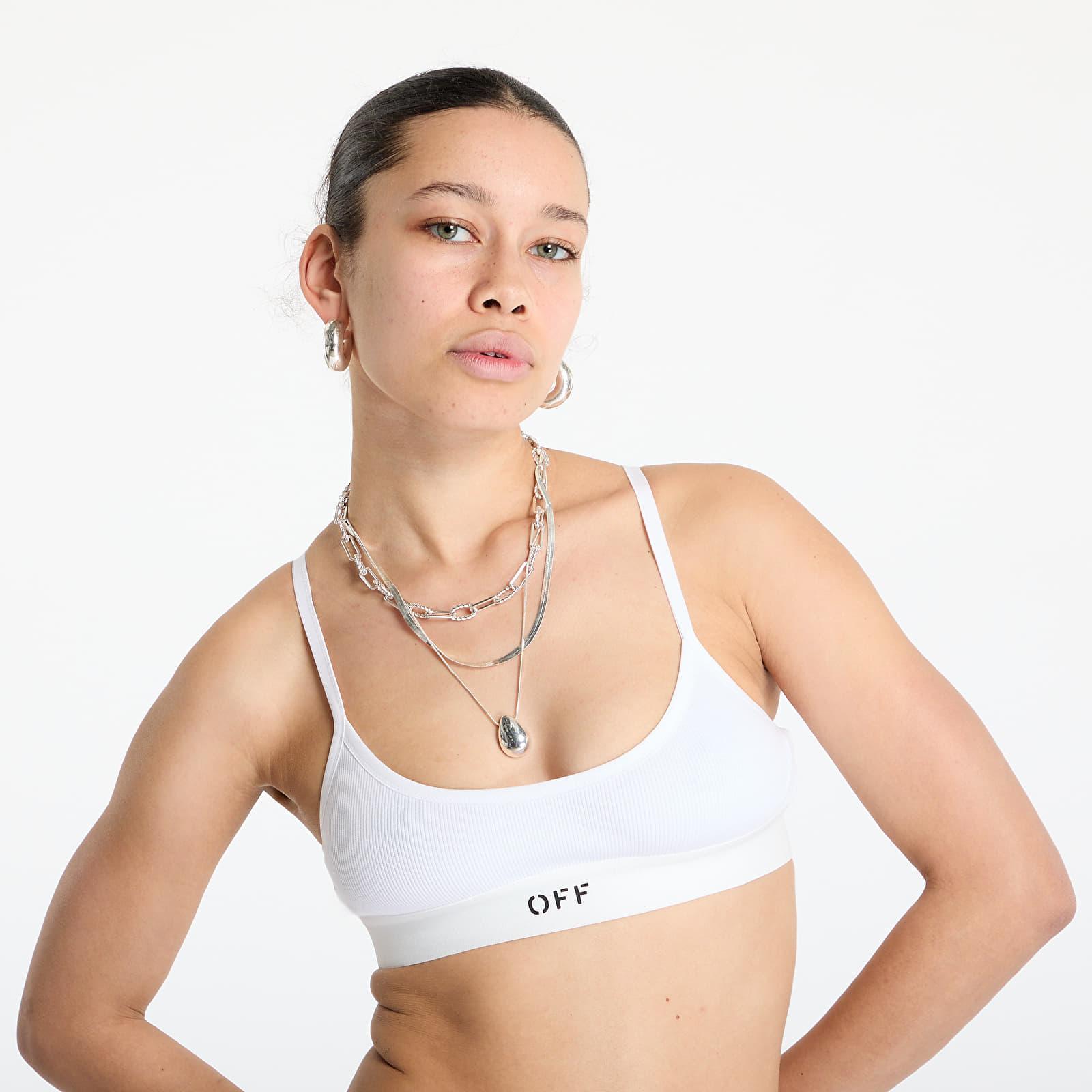 ブラジャー Off-White Sport Bra Off-White White Active Sports Bras | Mercari